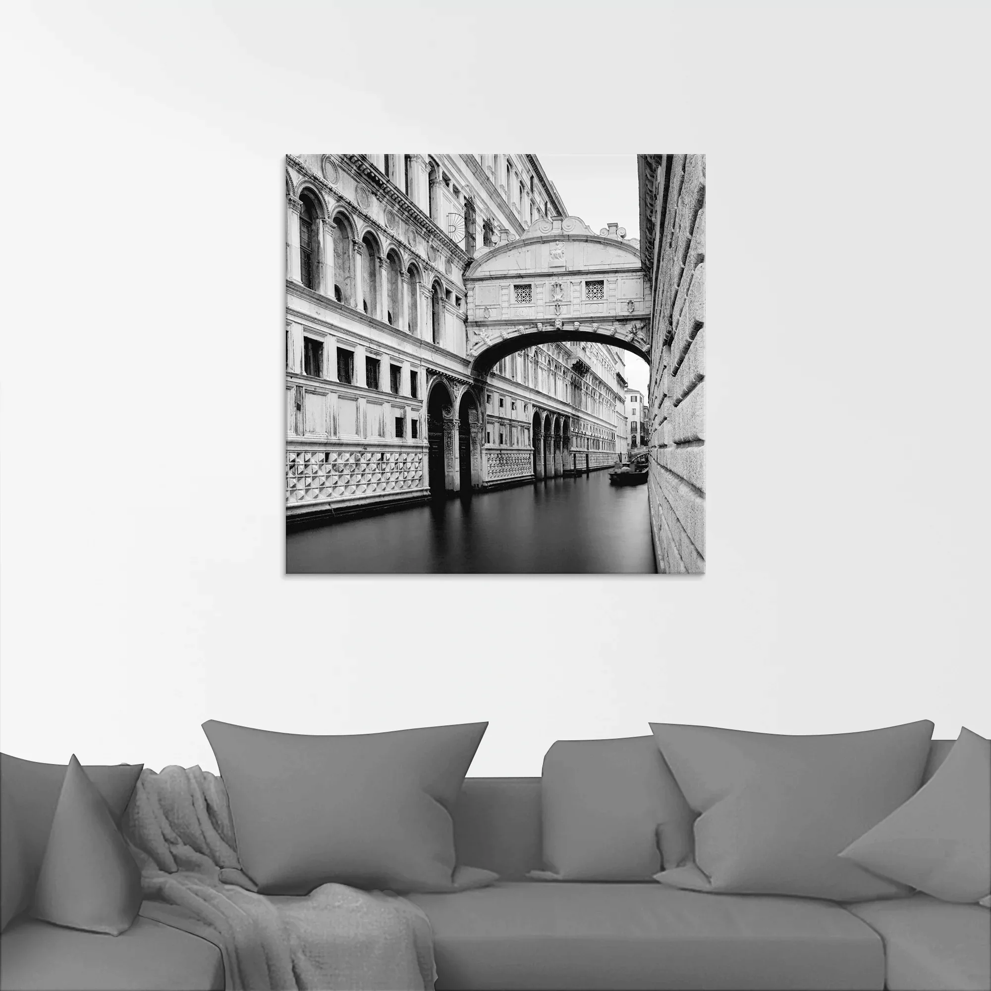 Artland Glasbild "Seufzerbrücke", Italien, (1 St.), in verschiedenen Größen günstig online kaufen