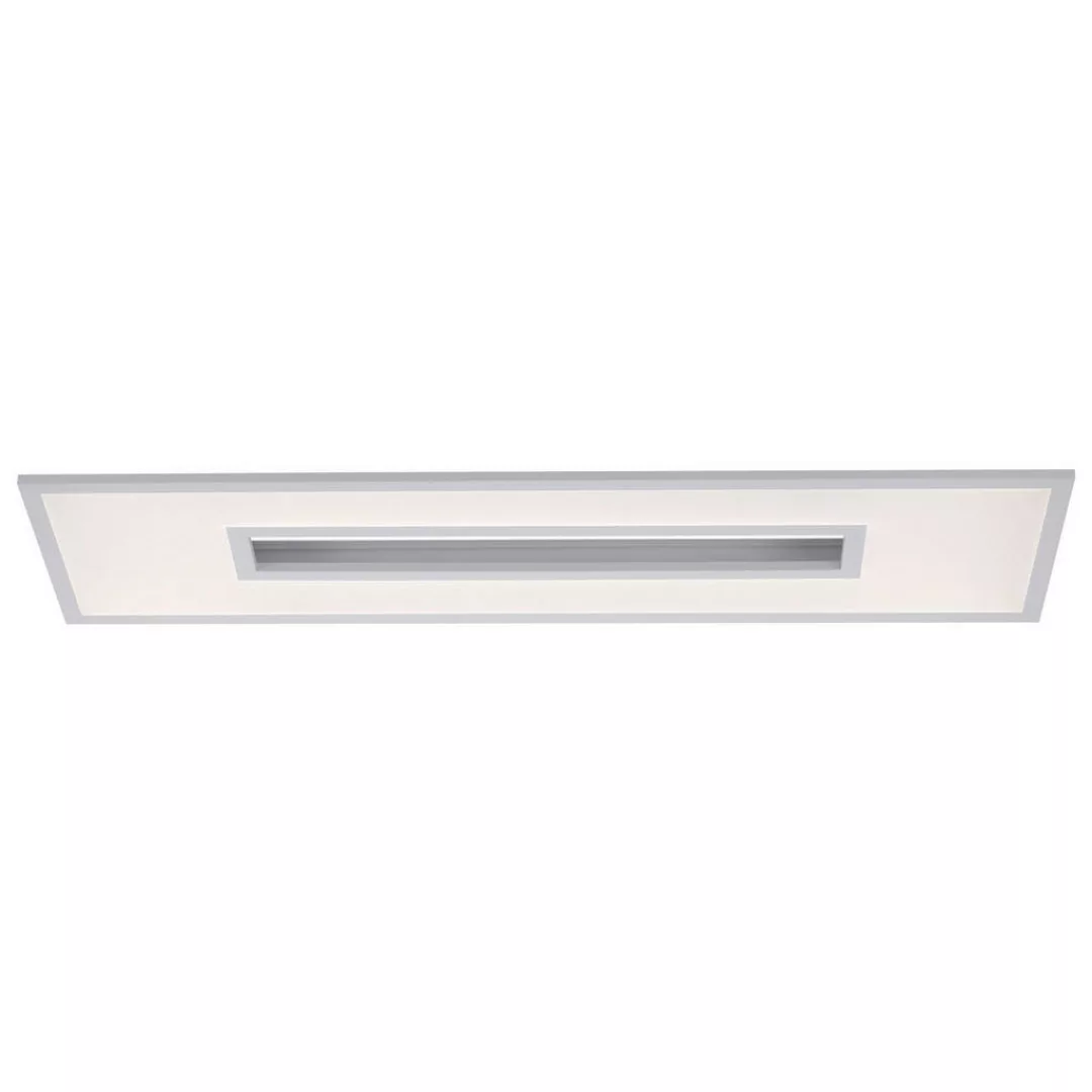 Just Light LED-Deckenleuchte RECESS 11647-16 weiß grau Kunststoff Metall B/ günstig online kaufen