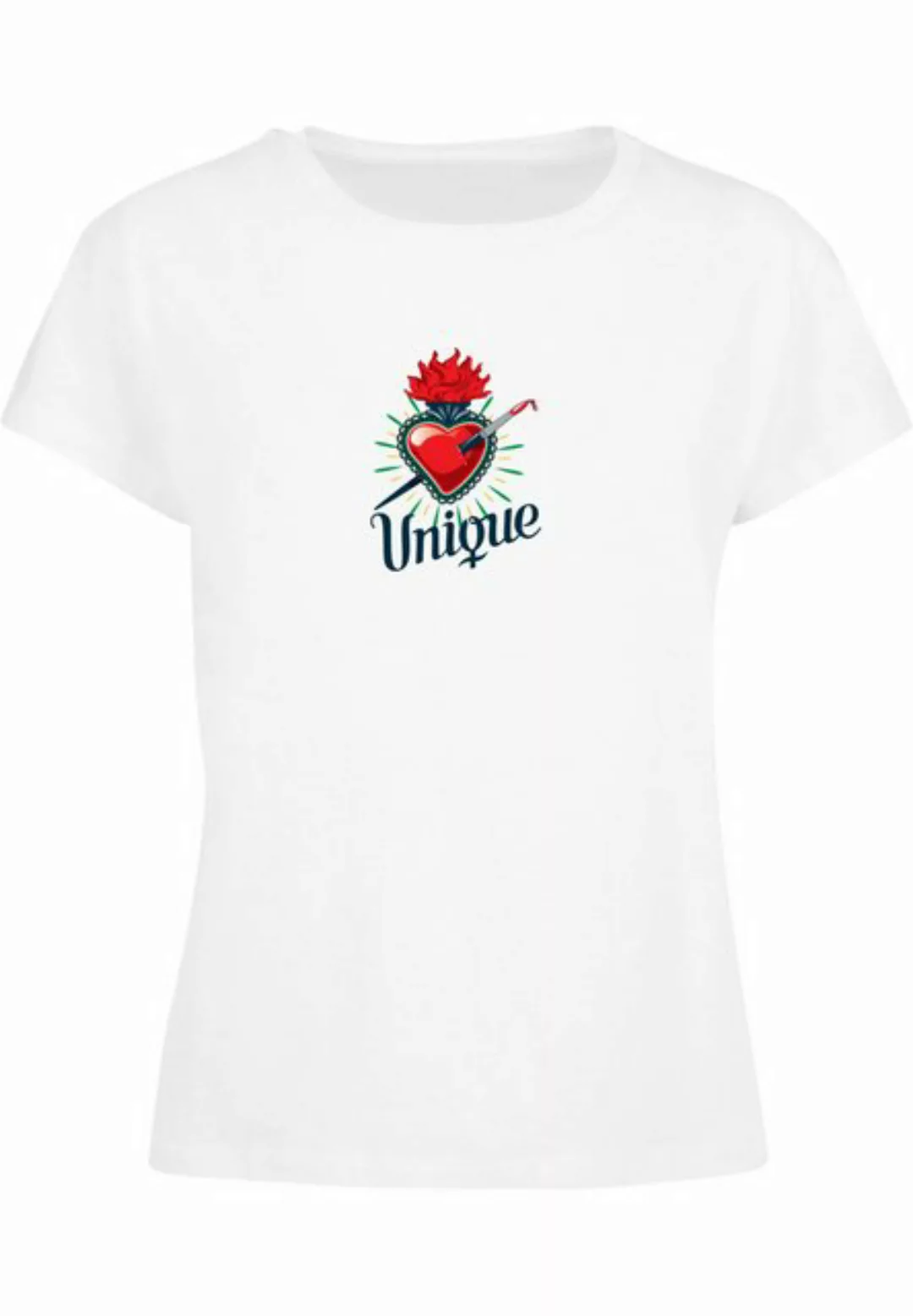 Merchcode T-Shirt Merchcode Damen Ladies Frida Kahlo - Heart Box Tee (1-tlg günstig online kaufen