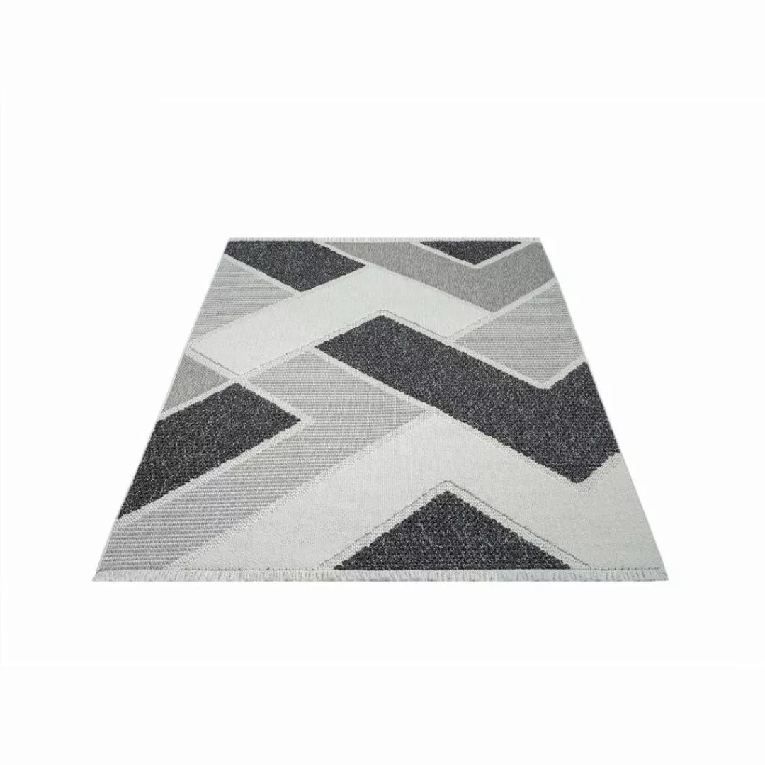 Carpet City Teppich »LINDO 8877«, rechteckig, 11 mm Höhe, Kurzflor, Hochtie günstig online kaufen