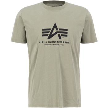 Alpha Industries  T-Shirts & Poloshirts Basic T-Shirt BL - olive günstig online kaufen