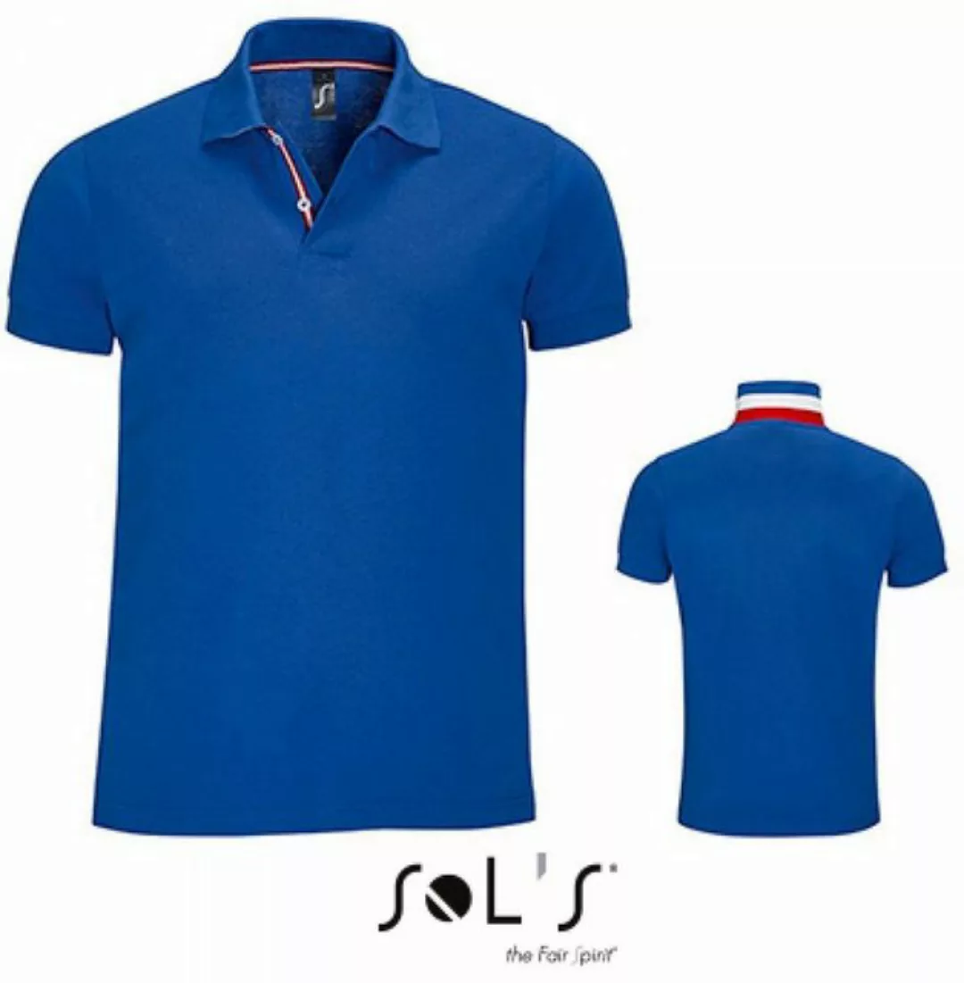 SOLS Poloshirt Herren Polo Shirt Patriot / 100% ringgesponnene Baumwolle günstig online kaufen