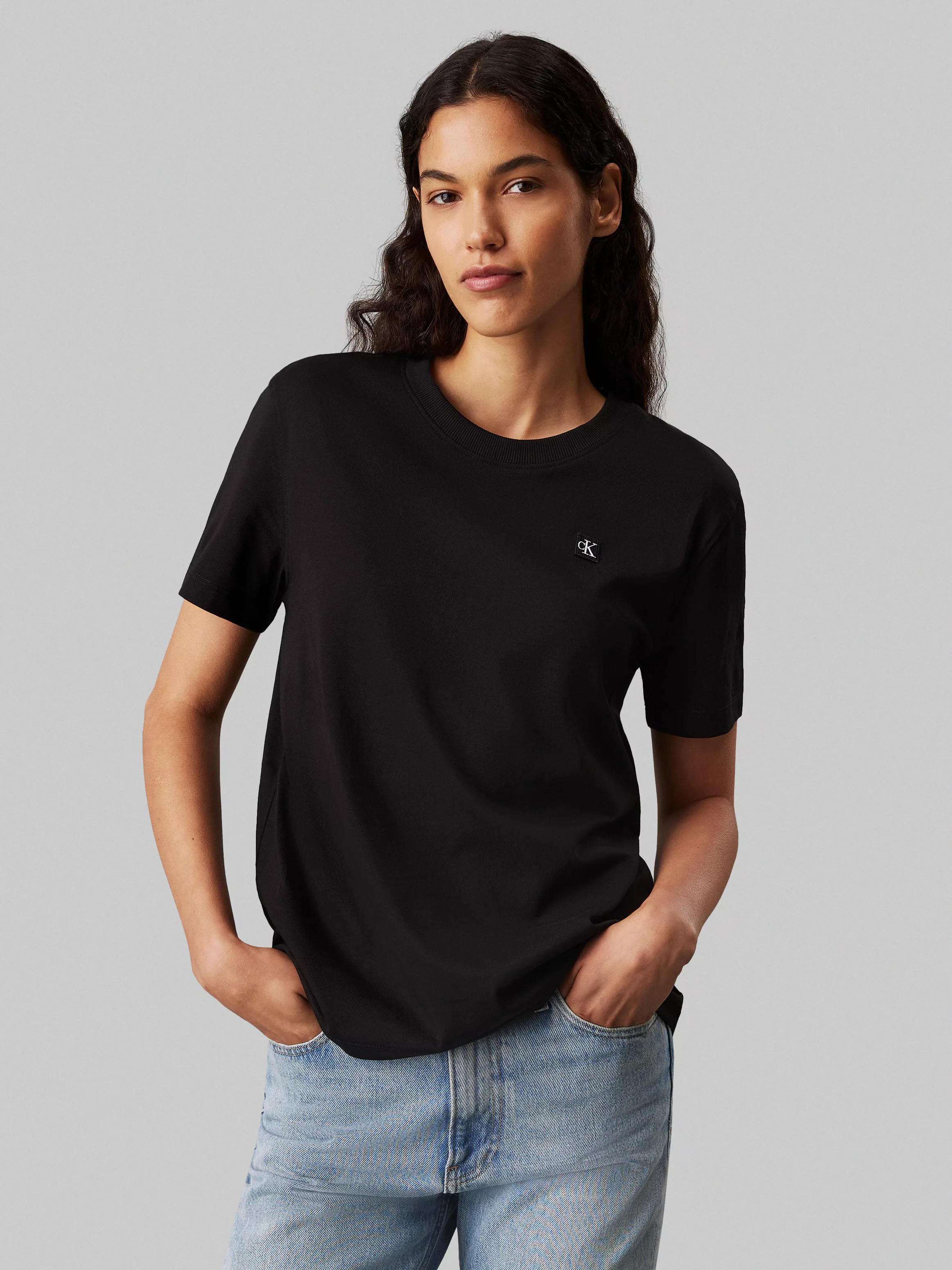 Calvin Klein Jeans T-Shirt "CK EMBRO BADGE REGULAR TEE", mit Logopatch günstig online kaufen