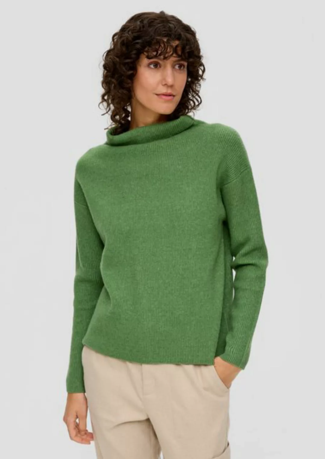 s.Oliver Strickpullover Pullover in Rippstrick-Qualität günstig online kaufen