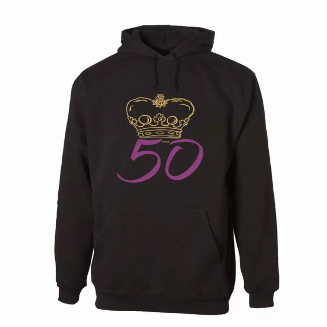 G-graphics Hoodie 50 mit Krone zum 50ten Geburtstag mit trendigem Frontprin günstig online kaufen