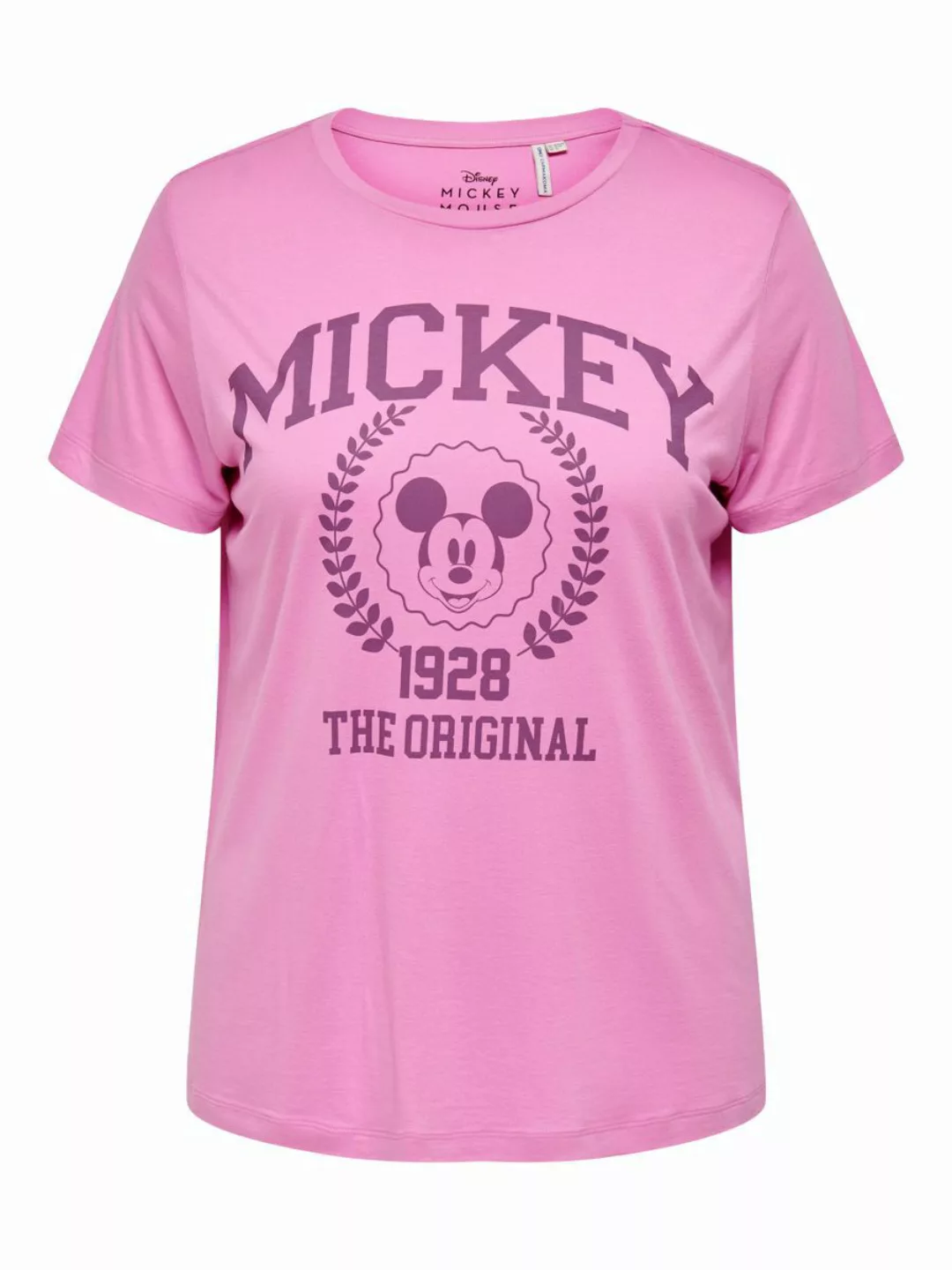 ONLY Curvy Micky Maus T-shirt Damen Violett günstig online kaufen