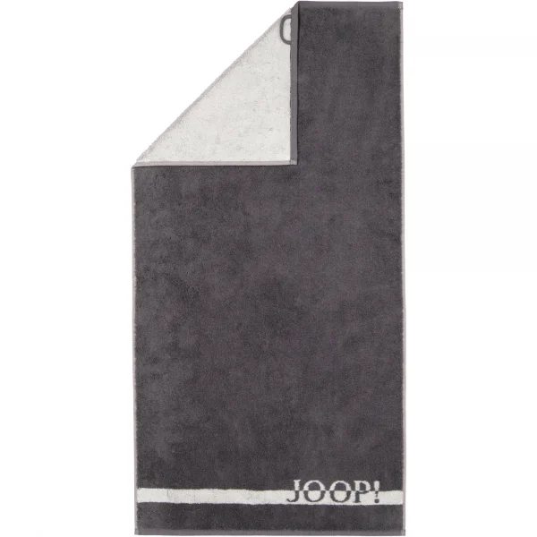 JOOP! Handtücher Split Doubleface 1712 - Farbe: Stein - 77 - Handtuch 50x10 günstig online kaufen