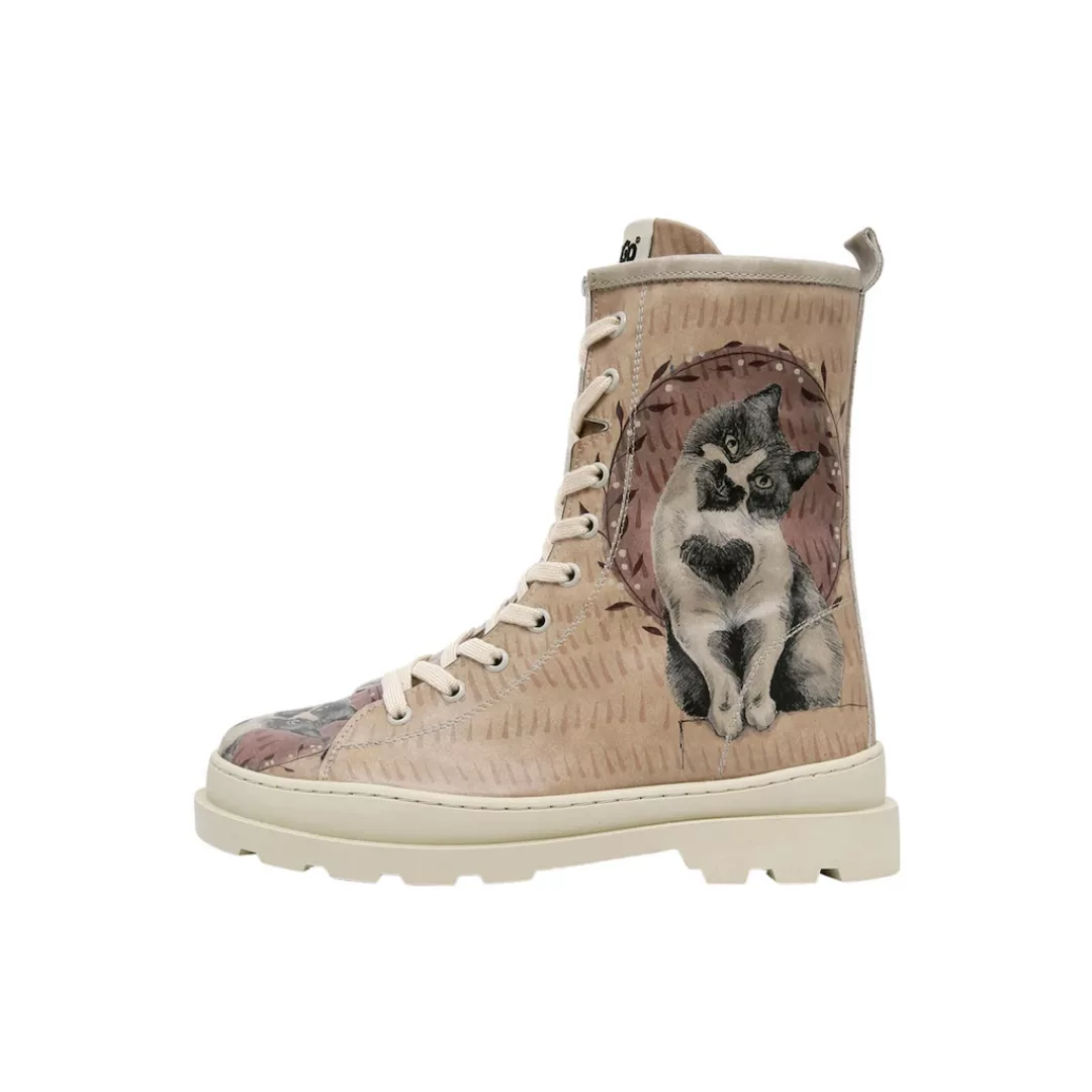 DOGO Stiefelette "Damen Gisele Heart Cat Vegan Damen Stiefel / female", Veg günstig online kaufen