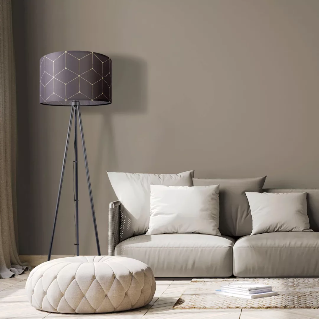 Paco Home Stehlampe »Trina Cube«, Leuchtmittel E27   ohne Leuchtmittel, Lam günstig online kaufen