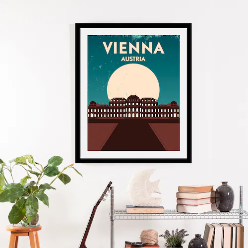 queence Bild »Vienna«, Stadt, (1 St.), gerahmt günstig online kaufen