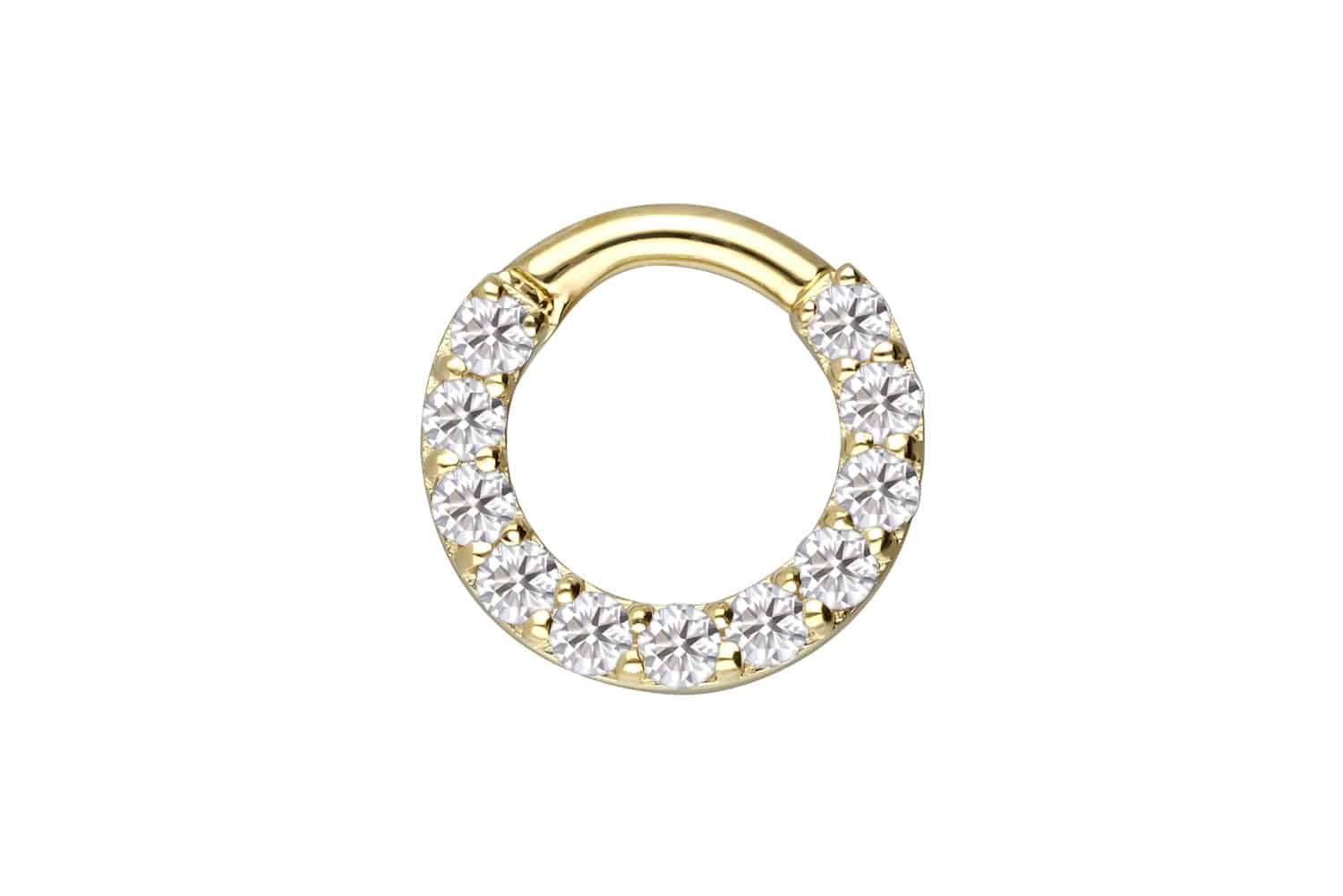 PIERCINGLINE Nasenpiercing 14/18 Karat Gold Segmentring günstig online kaufen