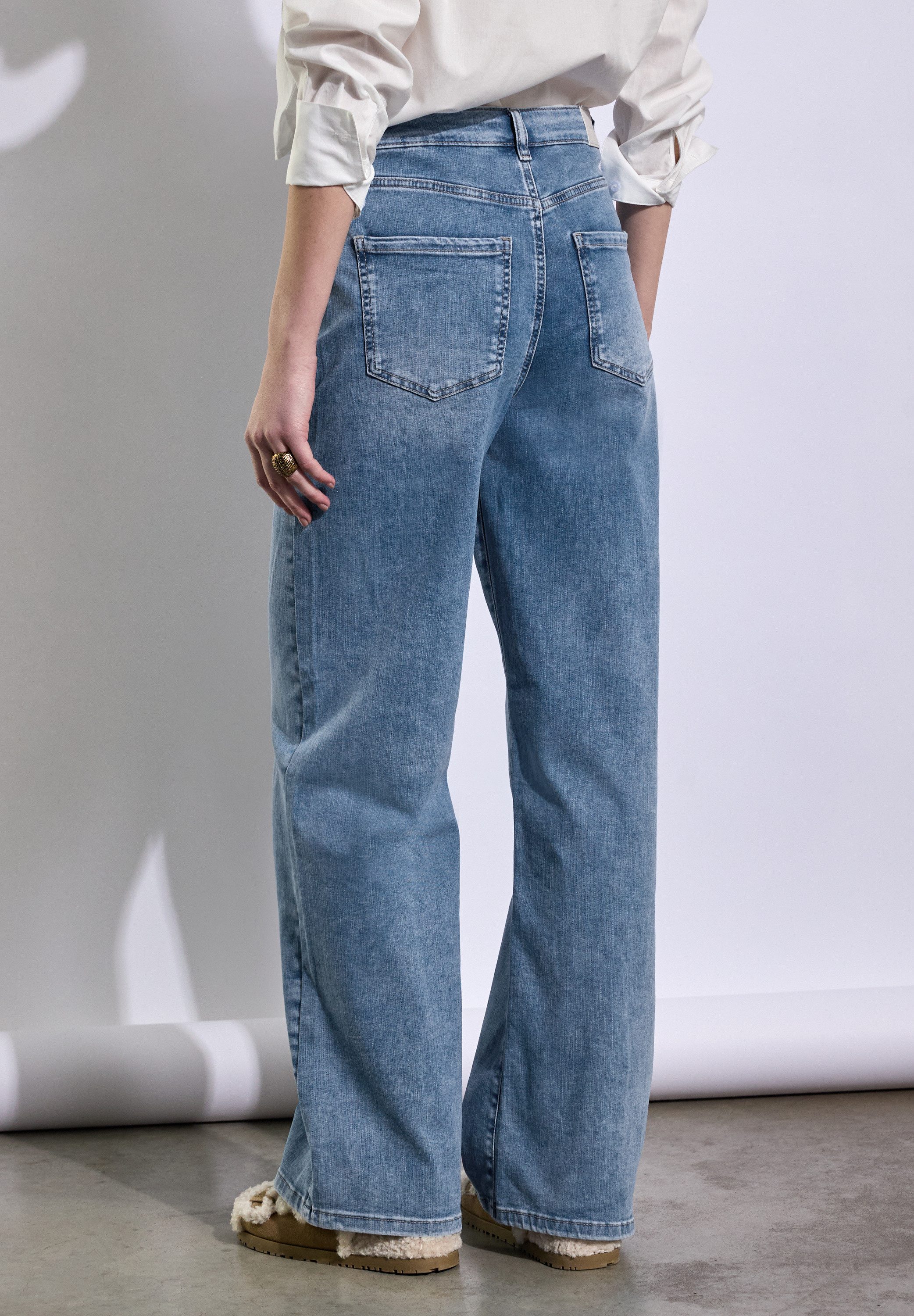 STREET ONE STUDIO Loose-fit-Jeans im Loose günstig online kaufen