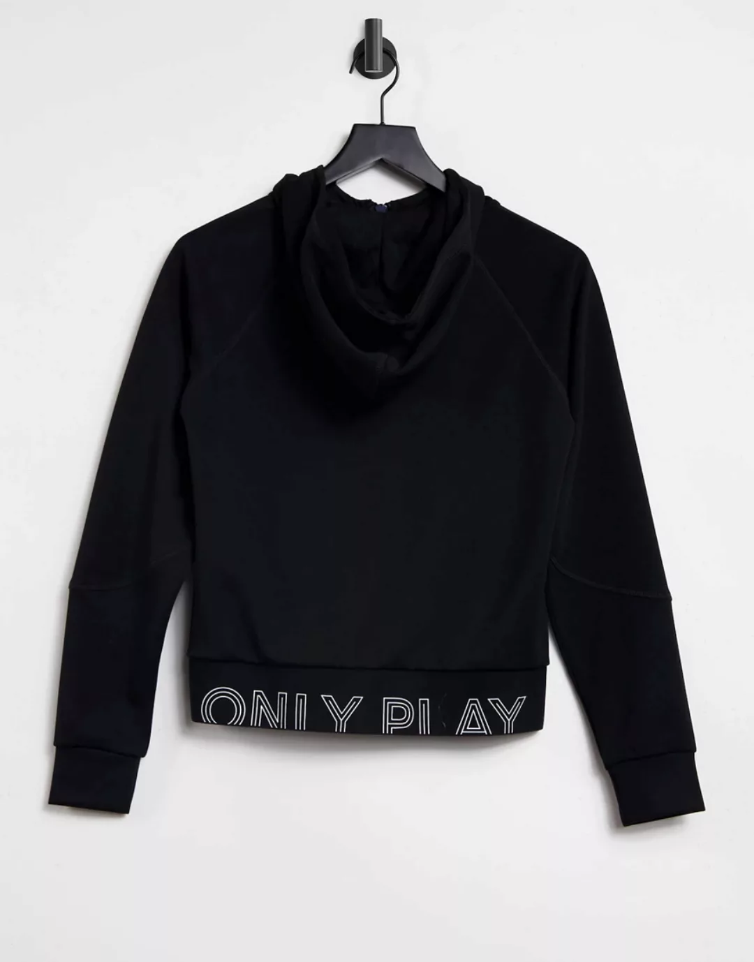 Only Play – Nylah – Kapuzenjacke in Schwarz günstig online kaufen