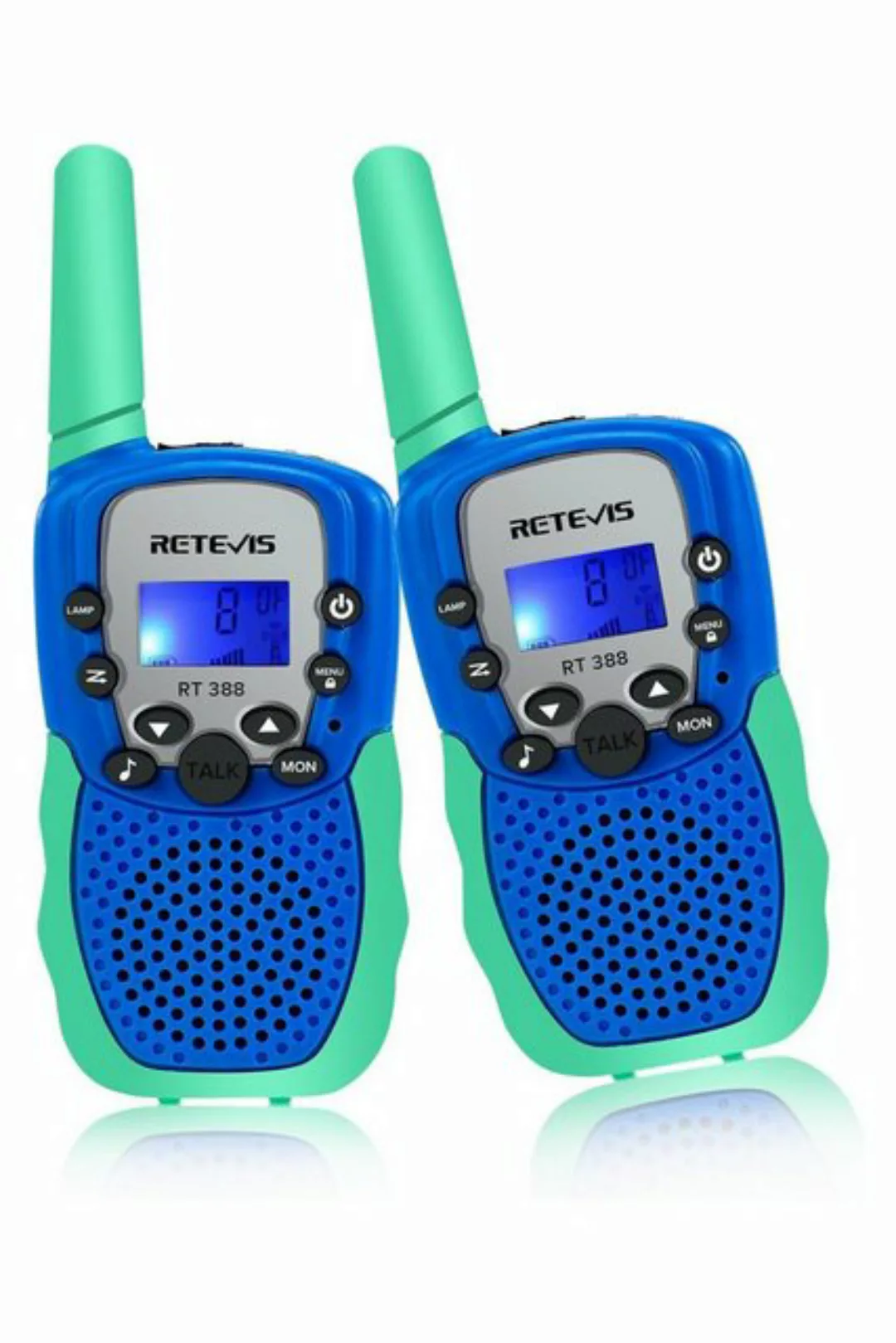 Retevis Walkie Talkie Kinder RT388 Funkgeräte PMR446,VOX,10 Ruftöne, LCD Di günstig online kaufen