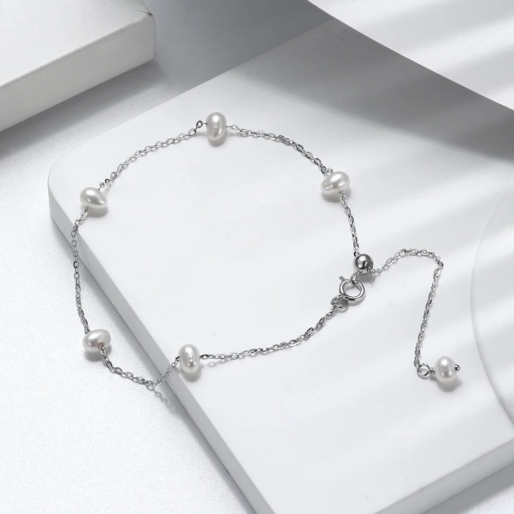 Runde Perlé Perlenarmband Hannah, handgefertigtes Armband, günstig online kaufen