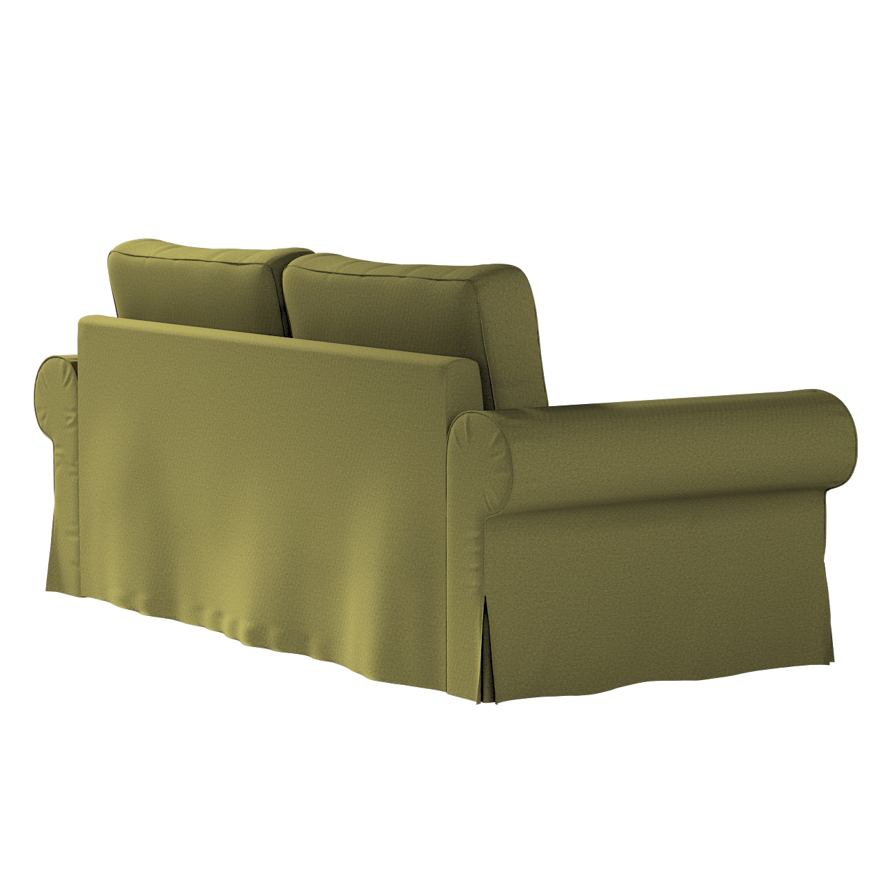 Bezug für Backabro 3-Sitzer Sofa ausklappbar, olivgrün, Bezug für Backabro günstig online kaufen