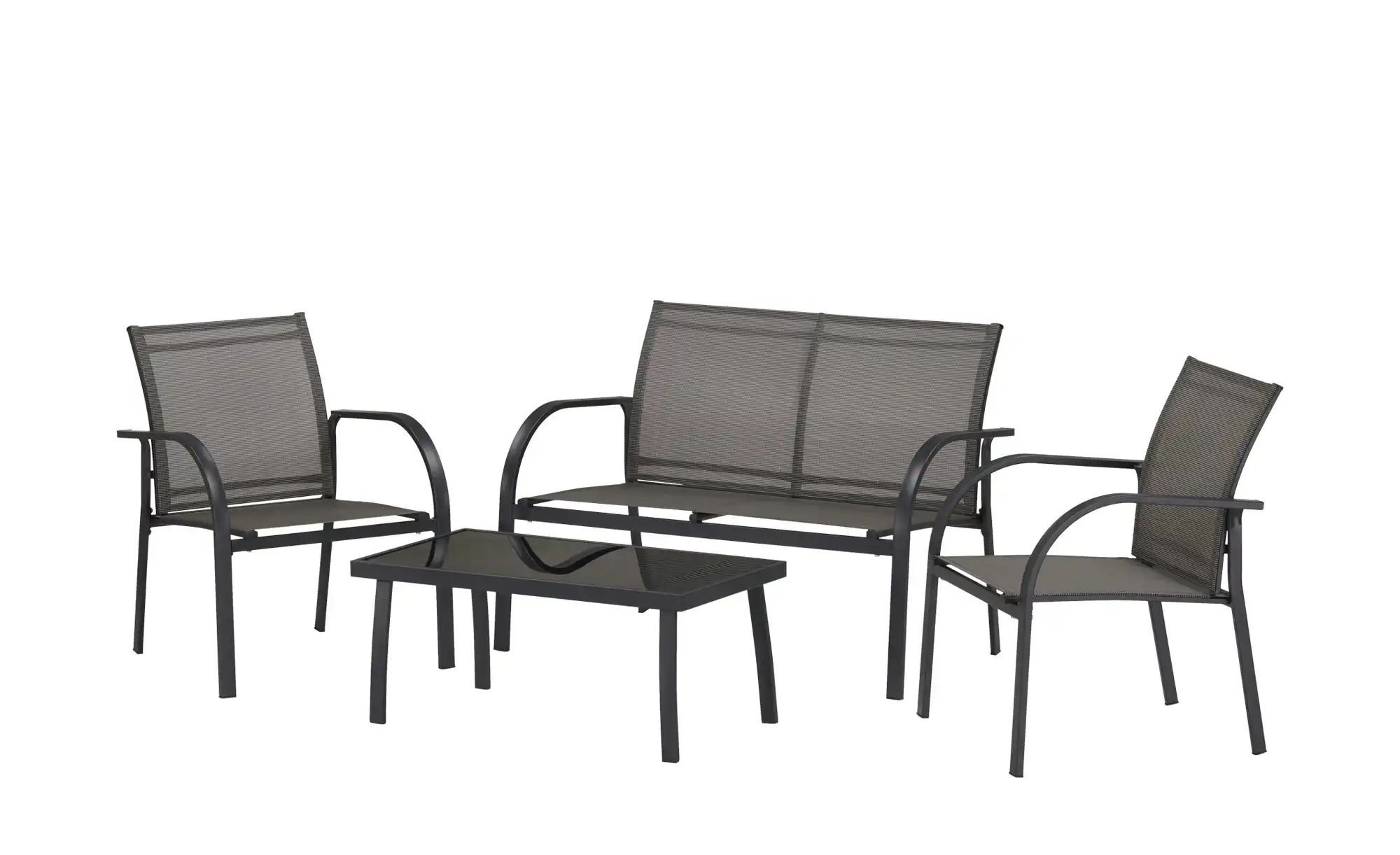 Lounge-Set  Pisa ¦ grau Garten > Gartenmöbel > Gartenmöbelsets - Höffner günstig online kaufen