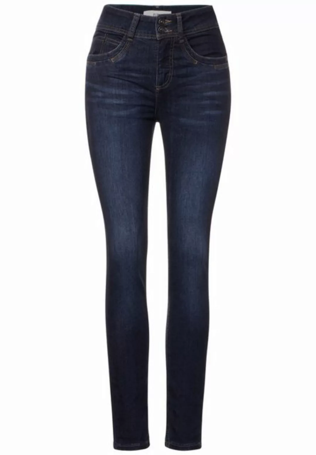 STREET ONE Slim-fit-Jeans Style York mit Used-Waschung günstig online kaufen