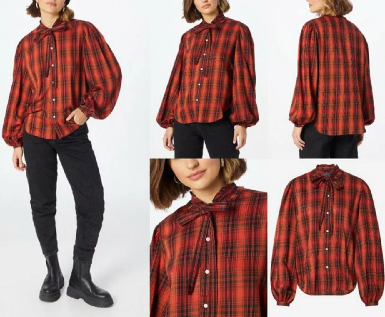 Ralph Lauren T-Shirt POLO RALPH LAUREN Check Shirt-Jacket Karohemd Concept günstig online kaufen