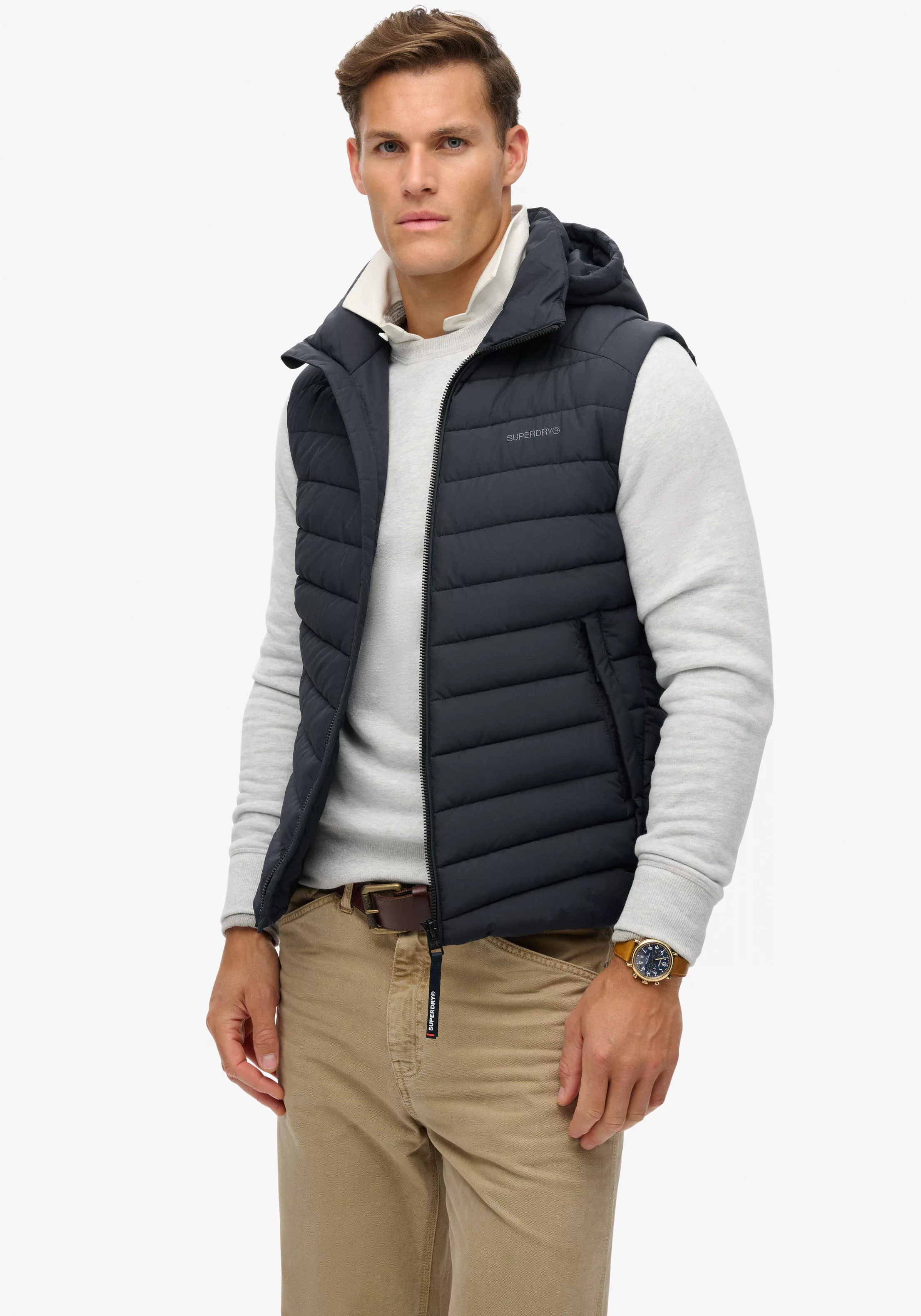 Superdry Steppweste HOODED FUJI SPORT PADDED GILET günstig online kaufen