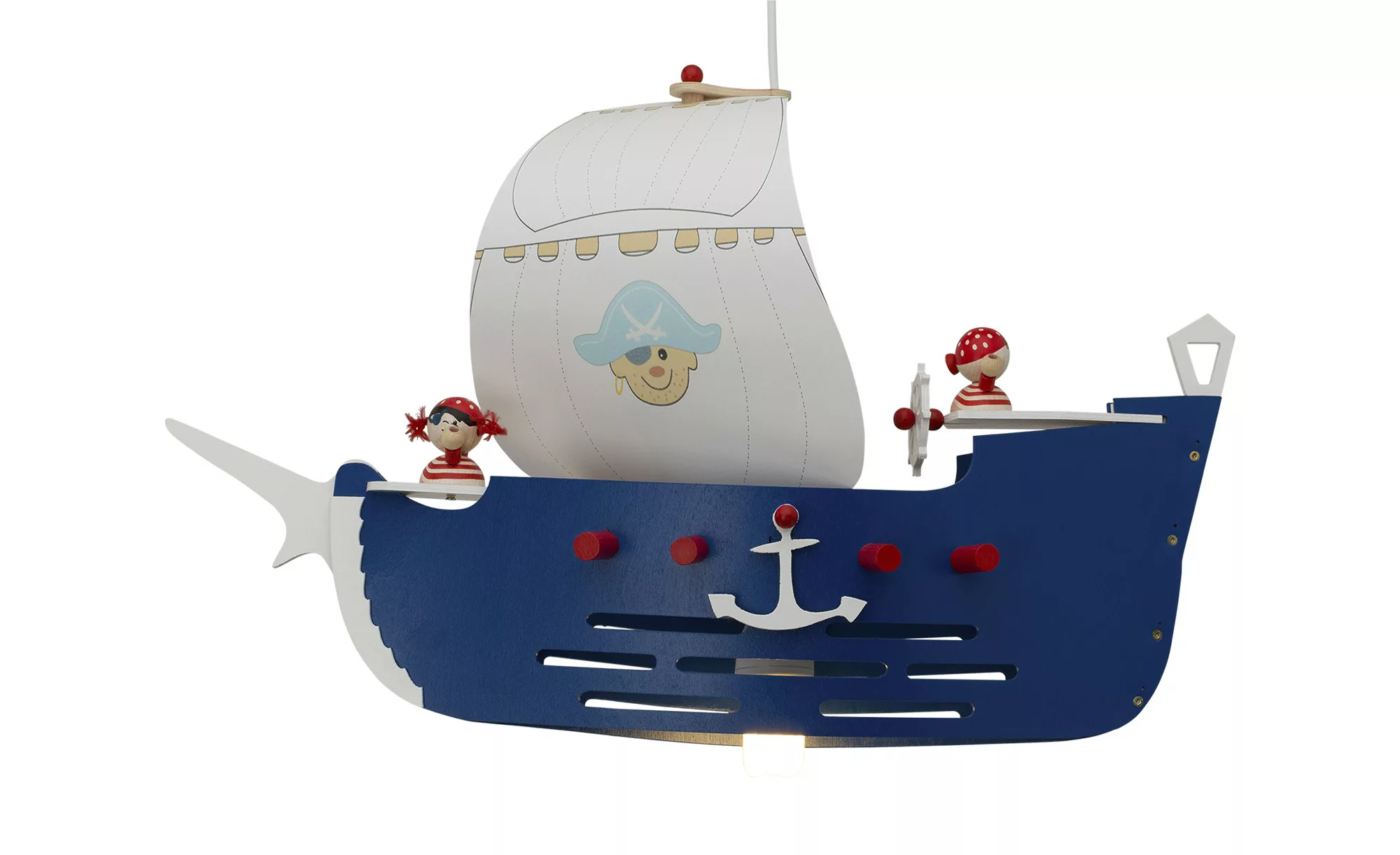 Hängeleuchte Piratenschiff fürs Kinderzimmer günstig online kaufen