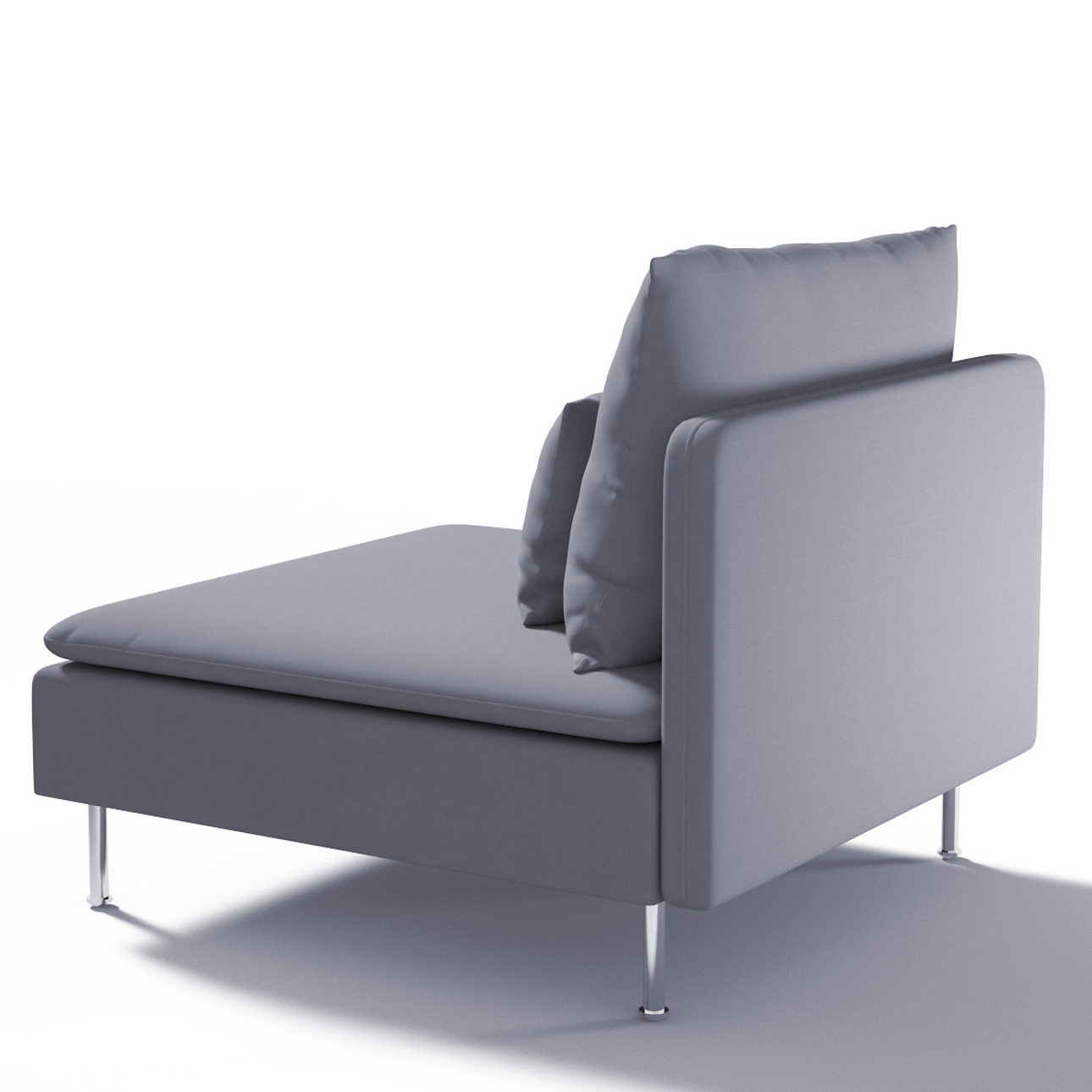 Bezug für Söderhamn Sitzelement 1, grau, Bezug für Sitzelement 1, Cotton Pa günstig online kaufen
