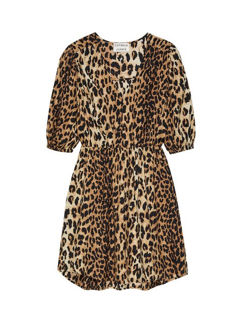 Catwalk Junkie Midikleid – DR LEOPARD (Luftiges Leo Kleid) günstig online kaufen