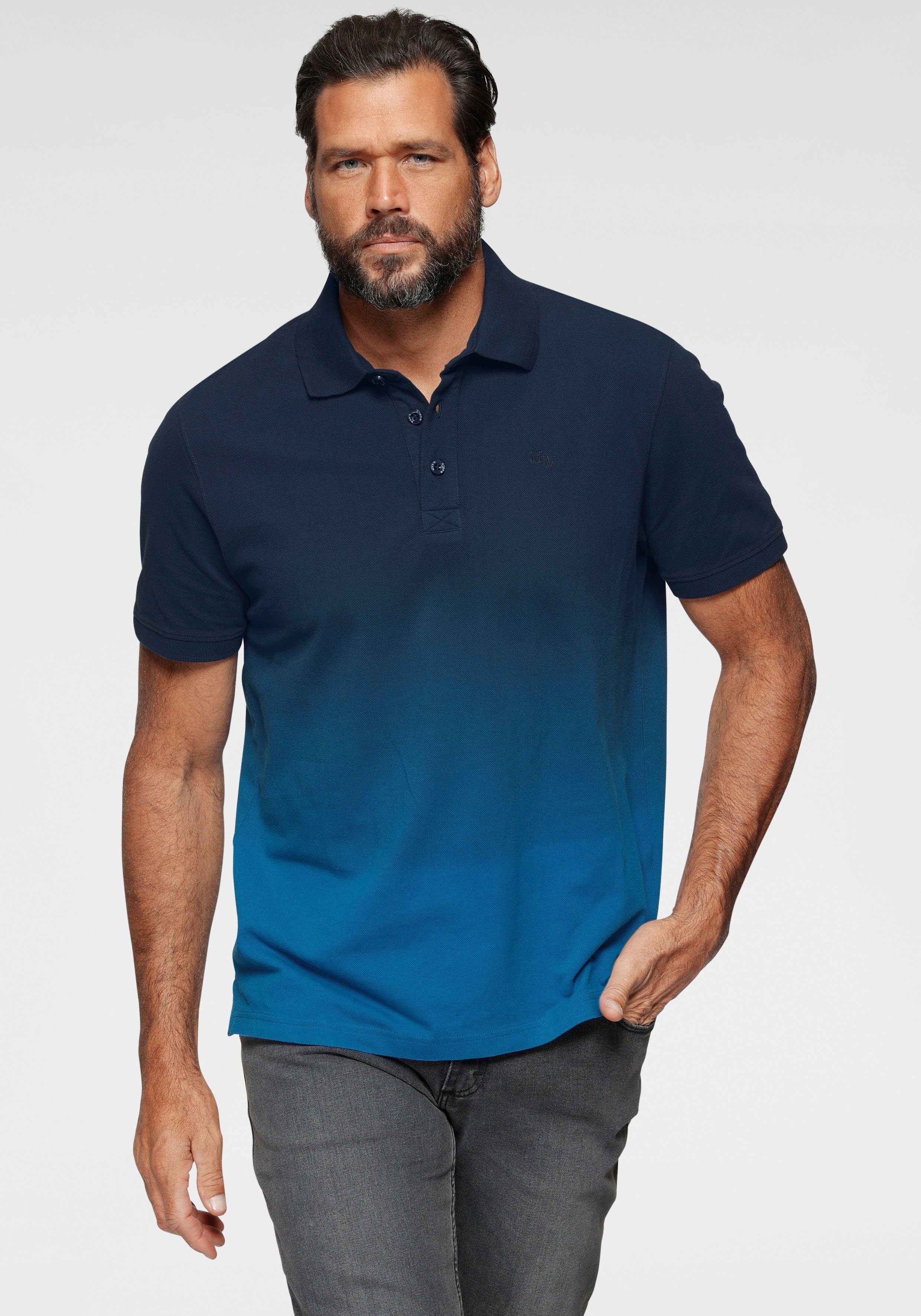 Man's World Poloshirt Kurzarm, mit Polokragen, günstig online kaufen