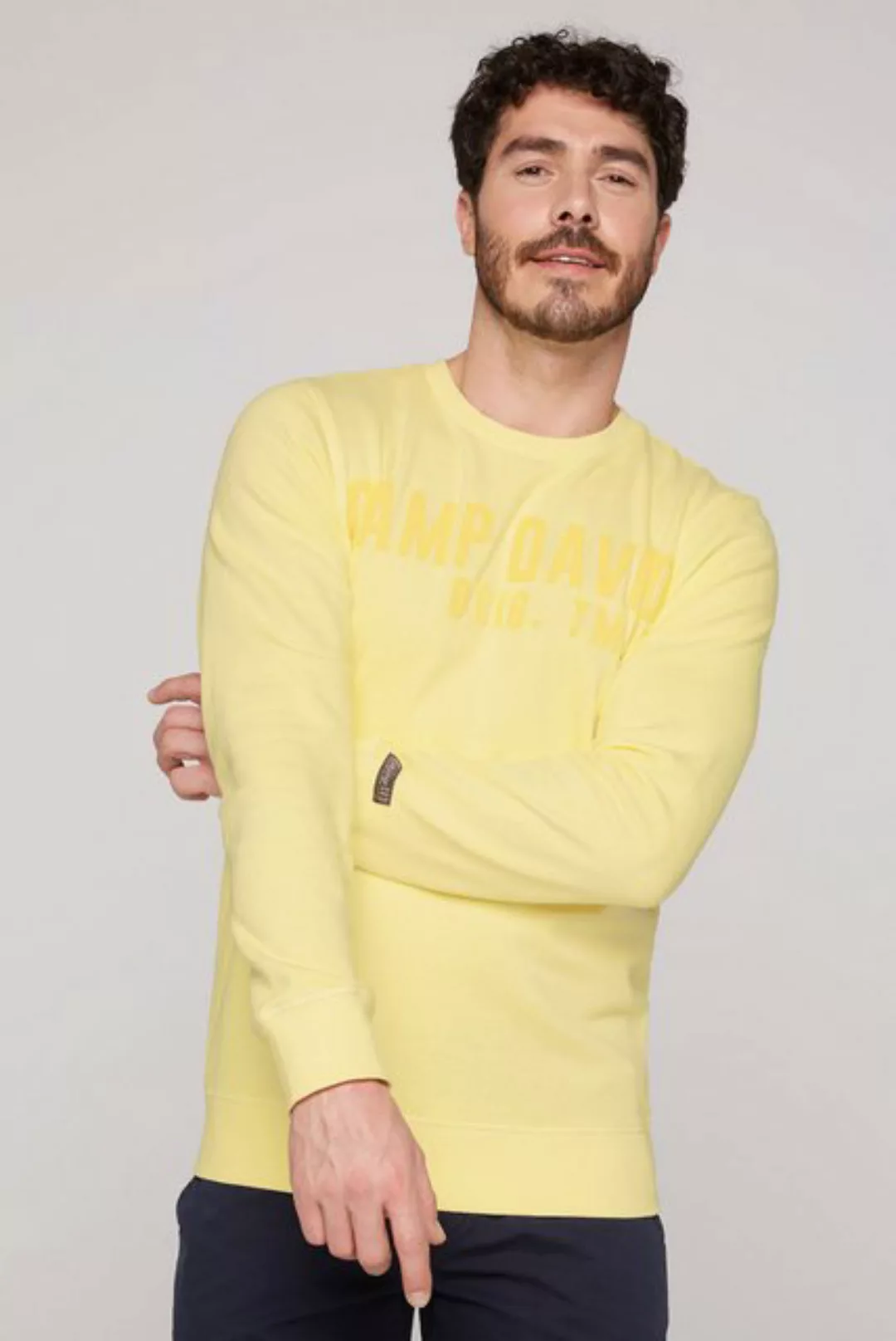 CAMP DAVID Sweater aus Baumwolle günstig online kaufen