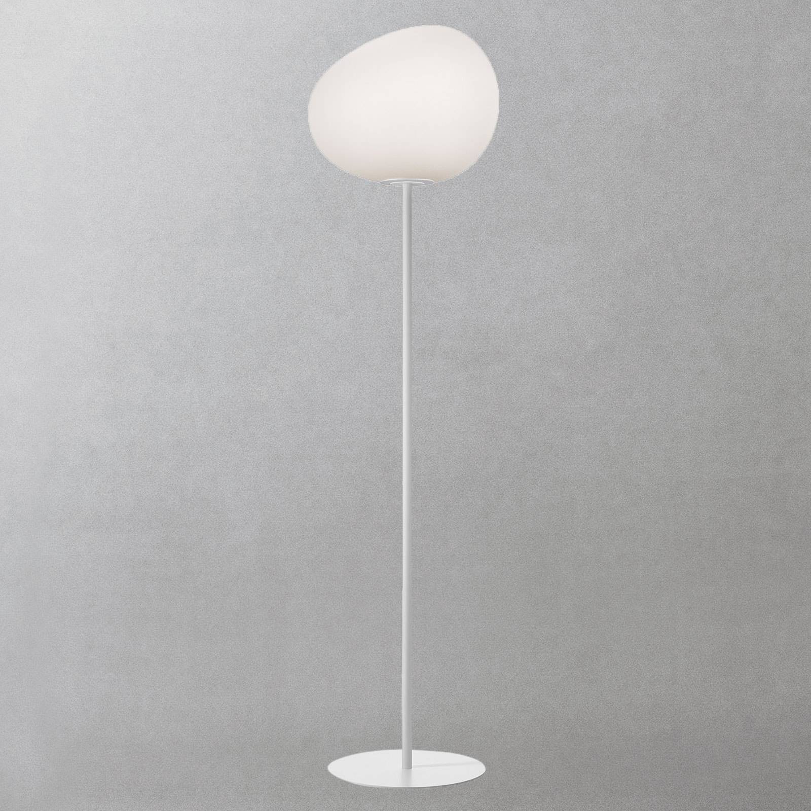 Foscarini Gregg grande Stehleuchte, 186 cm, weiß günstig online kaufen