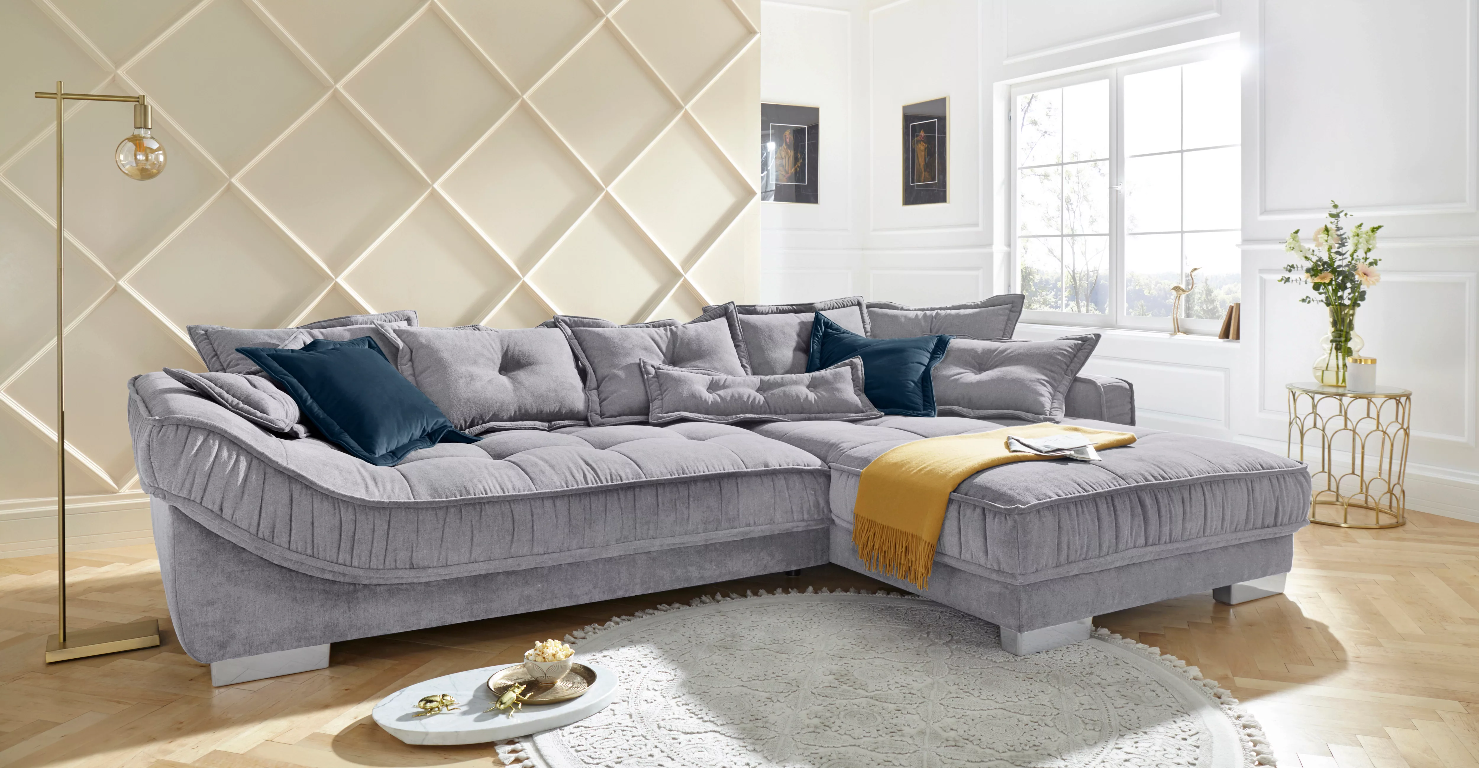 INOSIGN Ecksofa "Diwan II DuraFlex", DuraFlex-Kaltschaumpolsterung, bis 140 günstig online kaufen