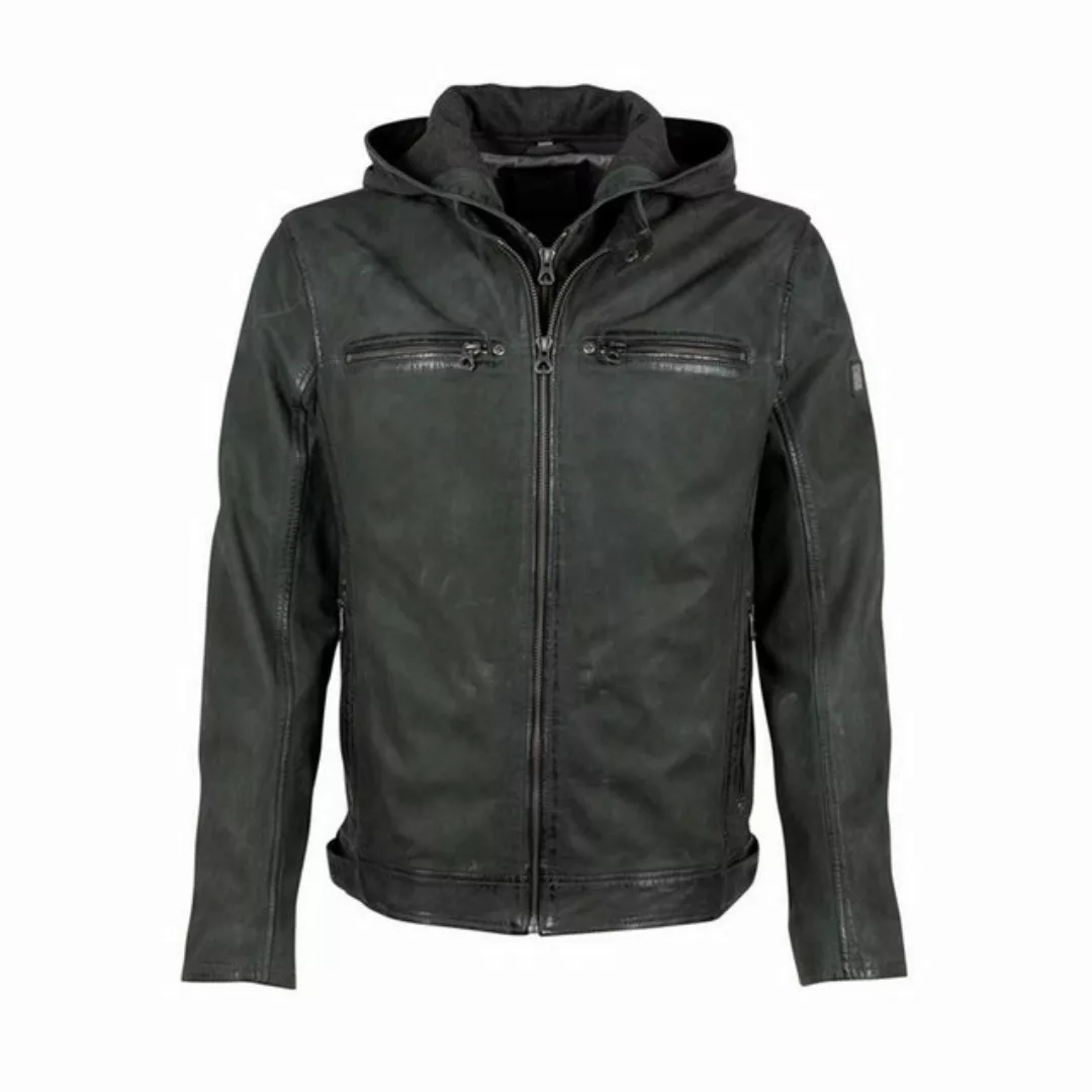 Gipsy by Mauritius Lederjacke Biker GMCalan - forest green günstig online kaufen