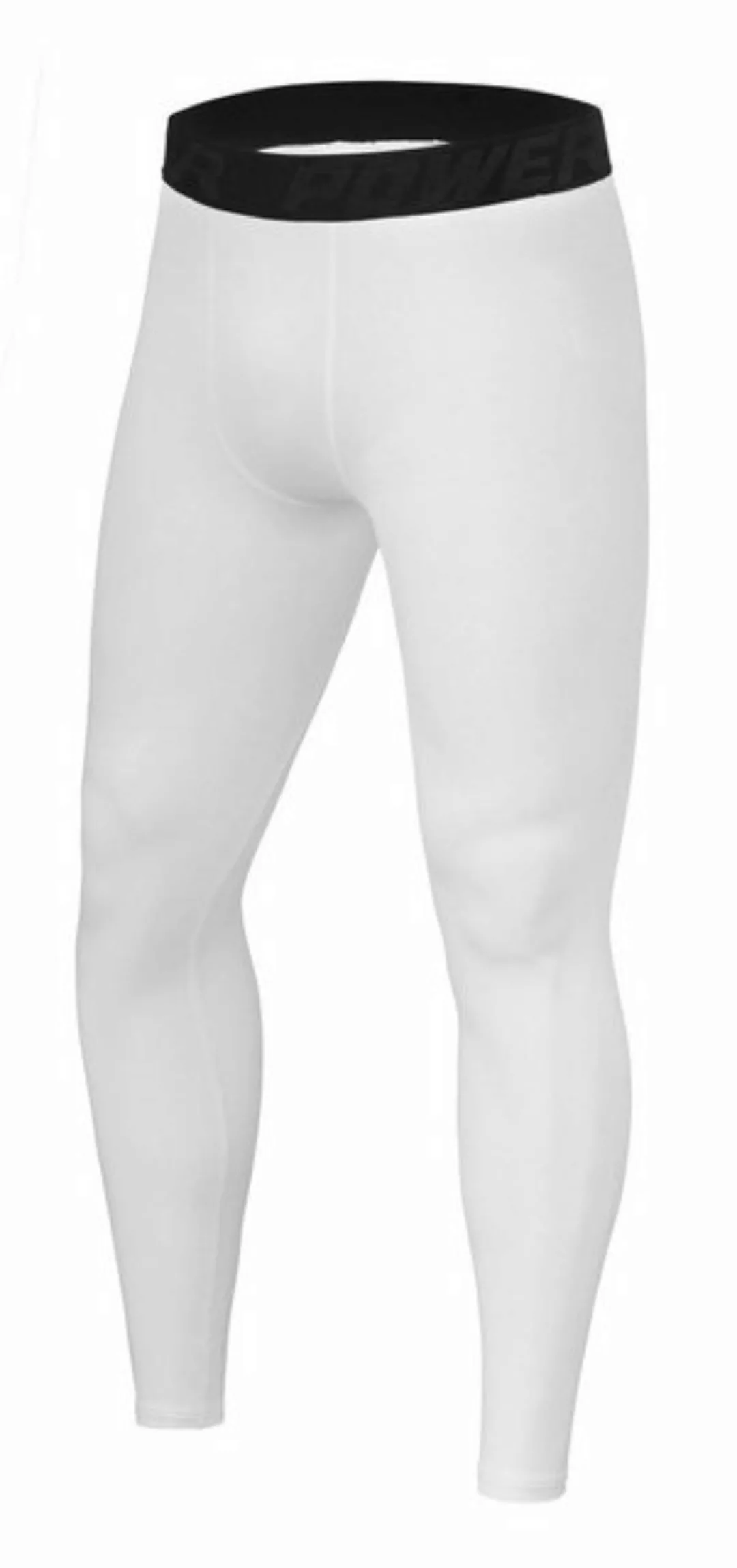 TCA Funktionsleggings PowerLayer Herren Kompressionshose Lang XL Weiß (1-tl günstig online kaufen