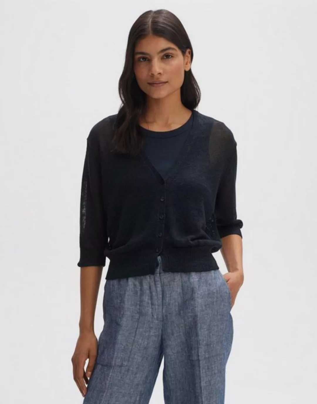 OPUS Cardigan Dorifa coal blue günstig online kaufen