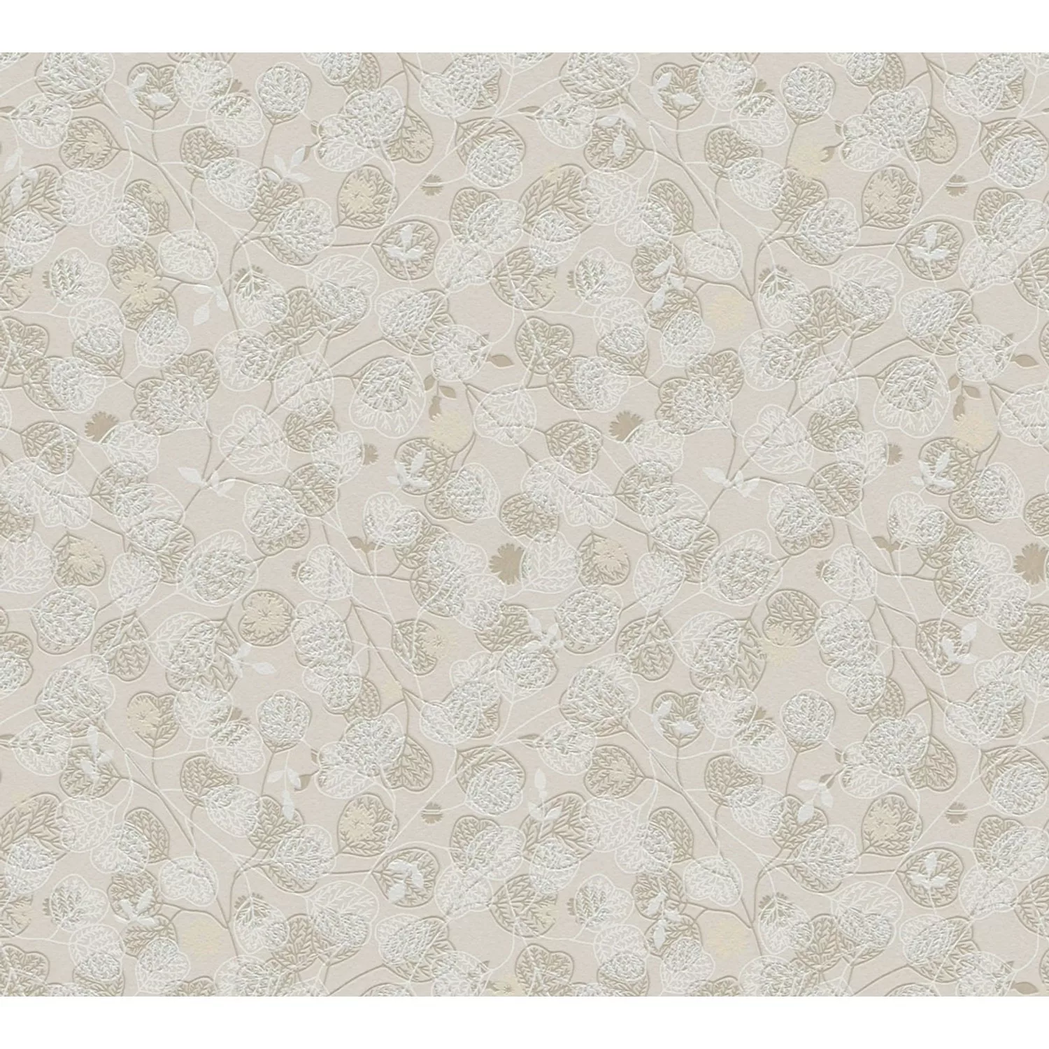 Bricoflor Beige Tapete mit Muster Florale Vliestapete Im Landhausstil für S günstig online kaufen