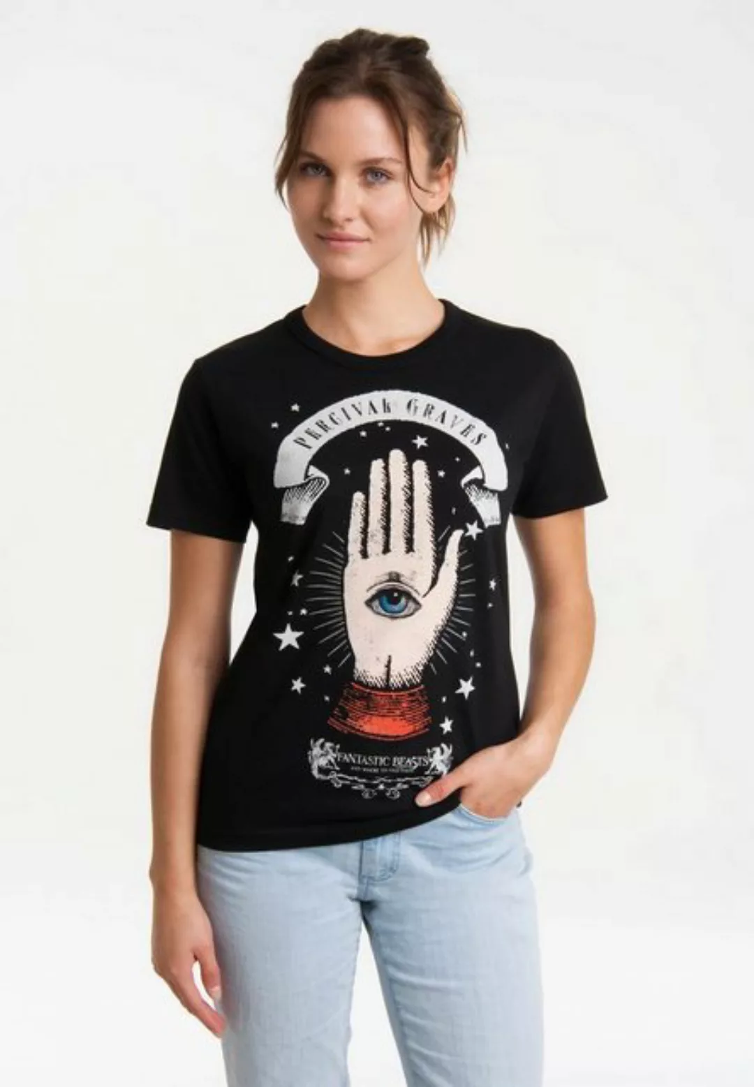 LOGOSHIRT T-Shirt "Fantastic Beasts - Percival Graves", mit lizenziertem Pr günstig online kaufen