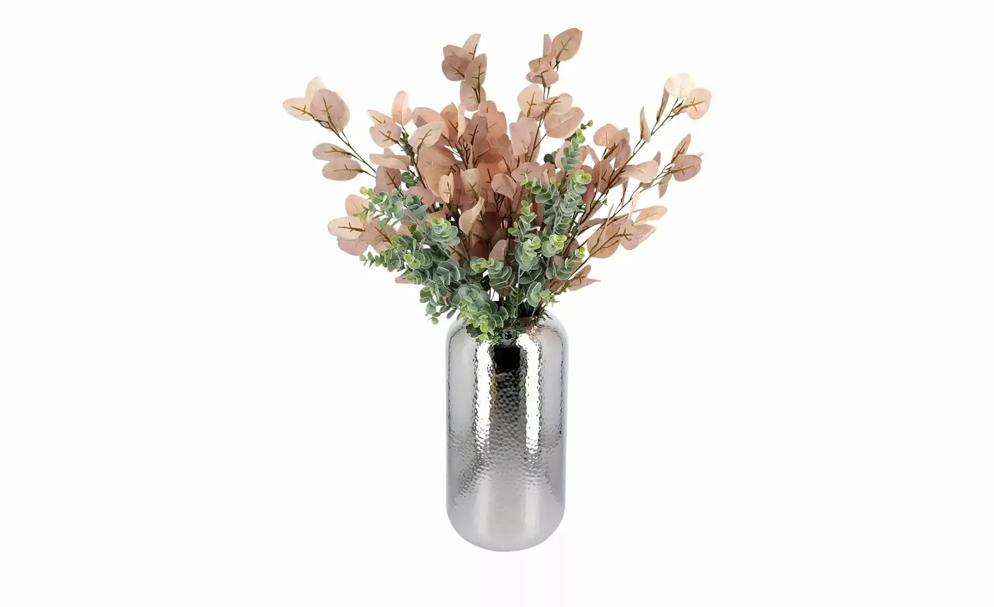 Vase   ¦ silber ¦ Stahl ¦ Maße (cm): H: 40  Ø: 20 Accessoires > Vasen - Höf günstig online kaufen