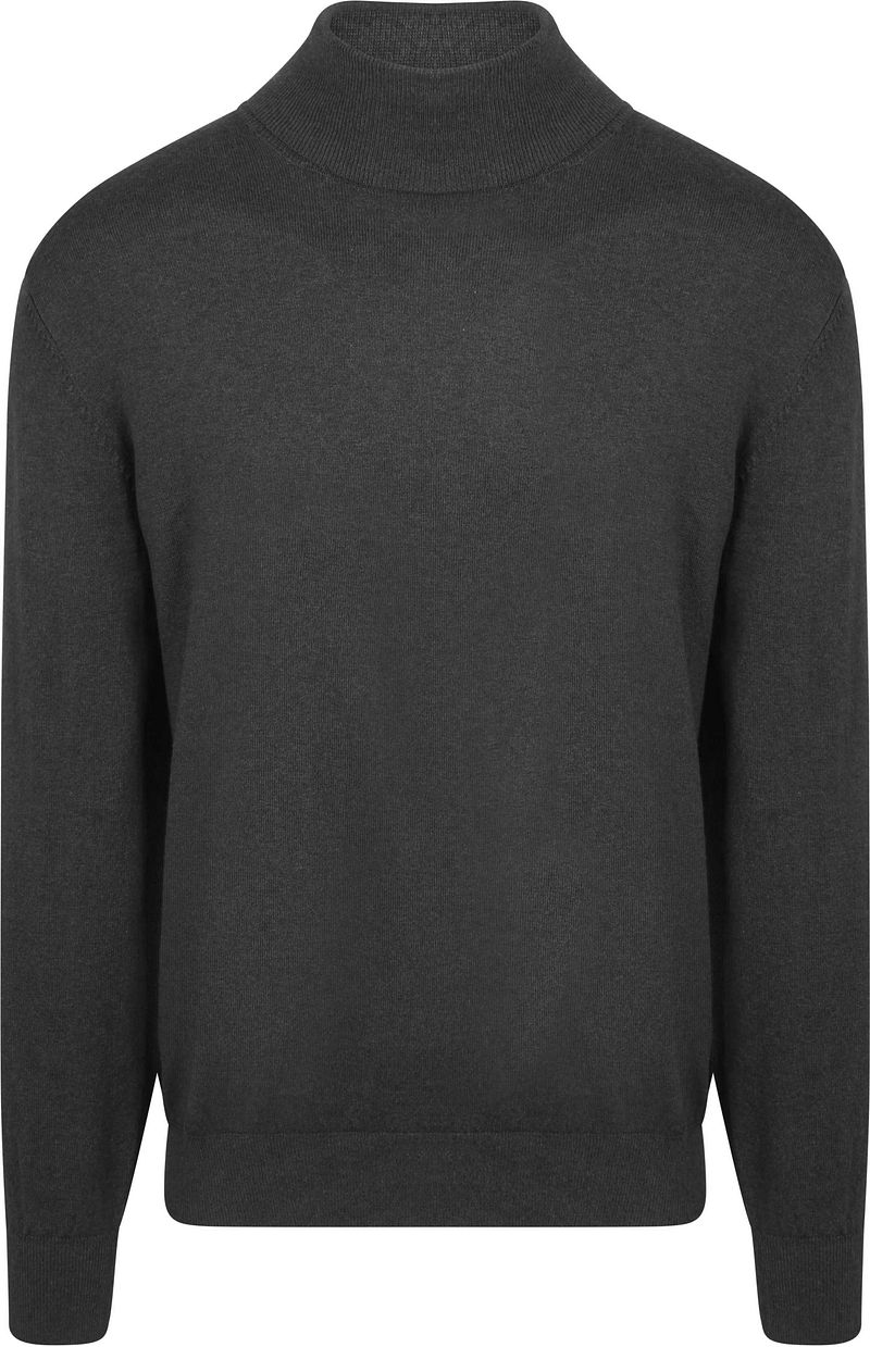 Steppin' Out Rollkragenpullover Cotton Cashmere Anthrazit  - Größe L günstig online kaufen