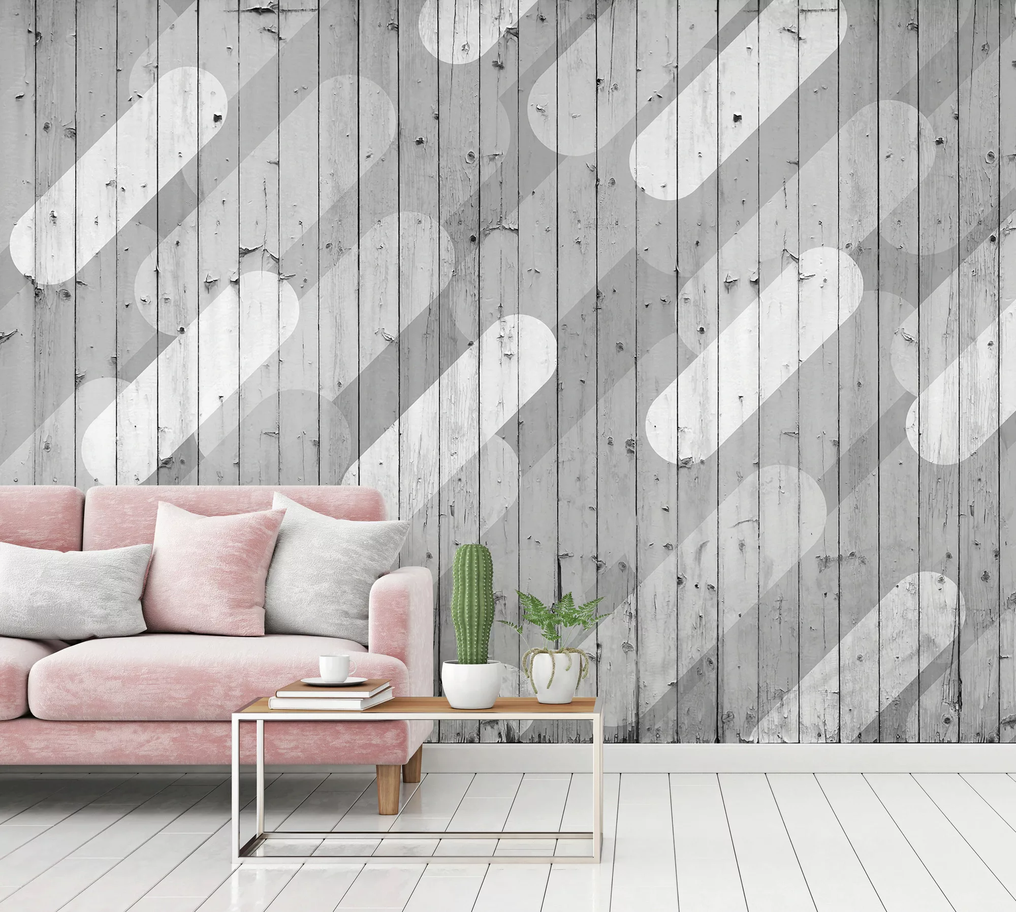 Architects Paper Fototapete »Atelier 47 Pill Pattern 2«, Holz günstig online kaufen