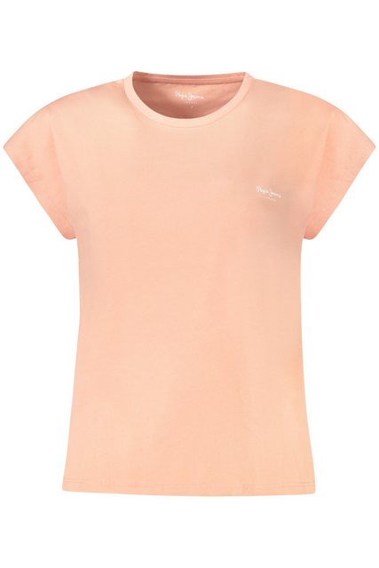 Pepe Jeans T-Shirt Rosa Damen T-Shirt aus 100% nachhaltiger Baumwolle günstig online kaufen