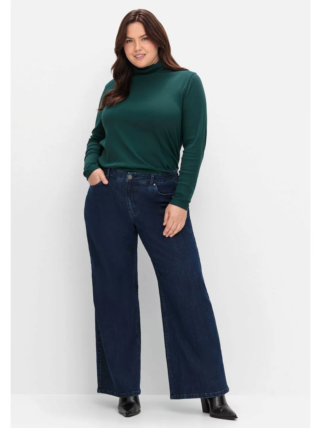 Sheego Stretch-Jeans "Große Größen", High-Waist, im Curvy-Schnitt ELLA günstig online kaufen