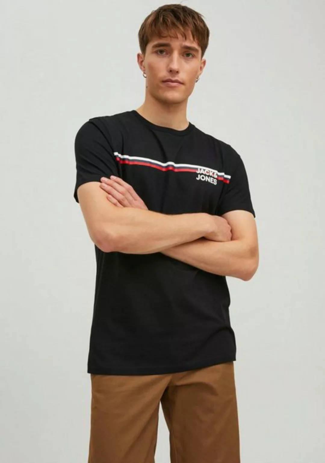 Jack & Jones Kurzarmshirt JJ JJATLAS TEE SS CREW NECK günstig online kaufen