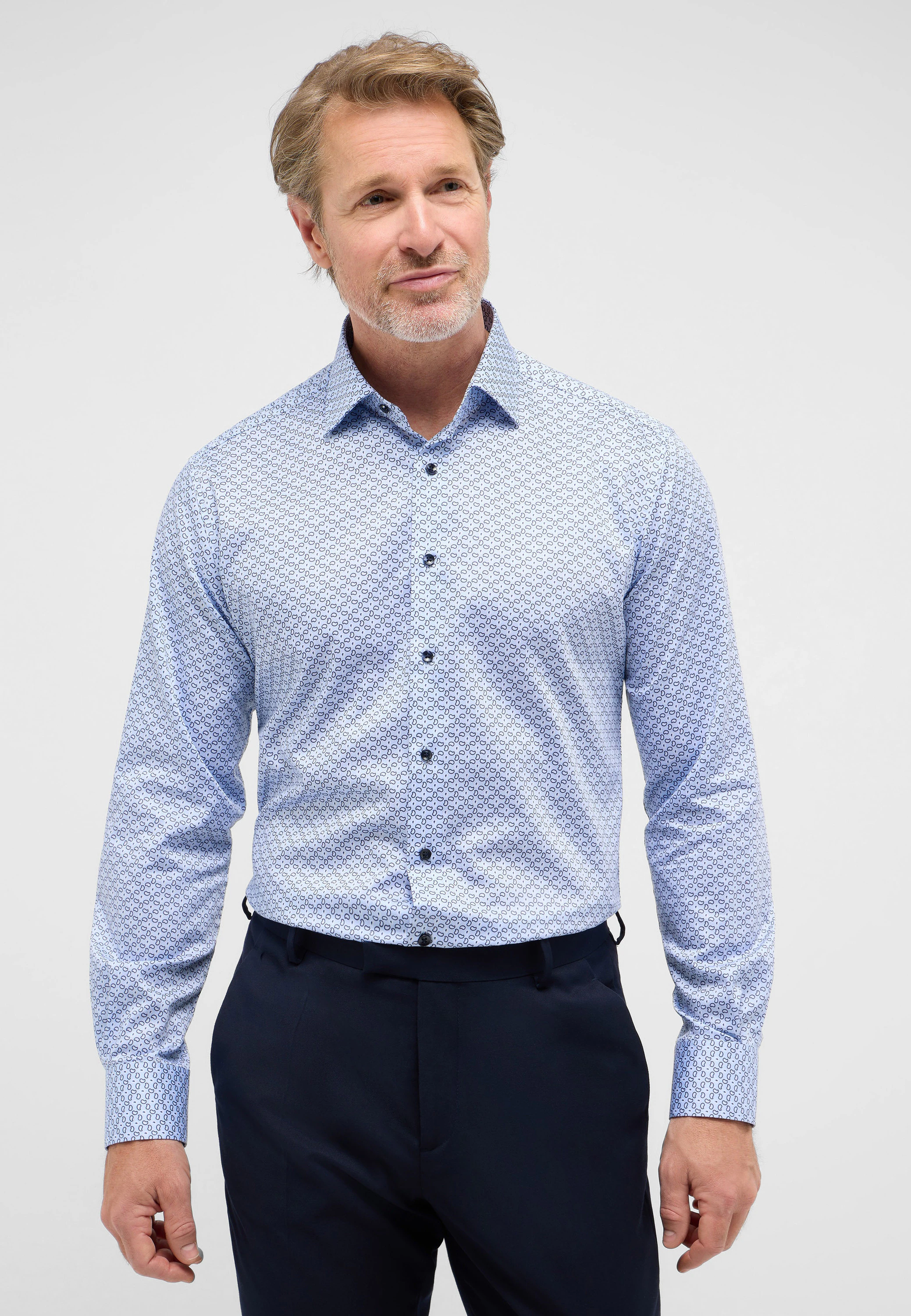 Eterna Langarmhemd "MODERN FIT", NON IRON (bügelfrei) günstig online kaufen