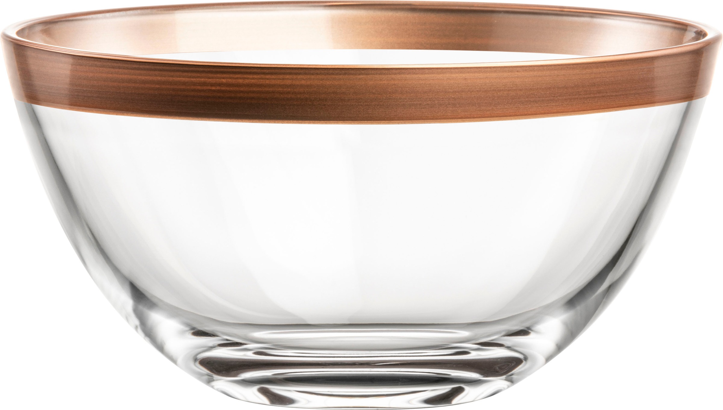 Eisch Germany Salatschüssel »KAYA COPPER«, 1 tlg., aus Kristallglas, in Han günstig online kaufen