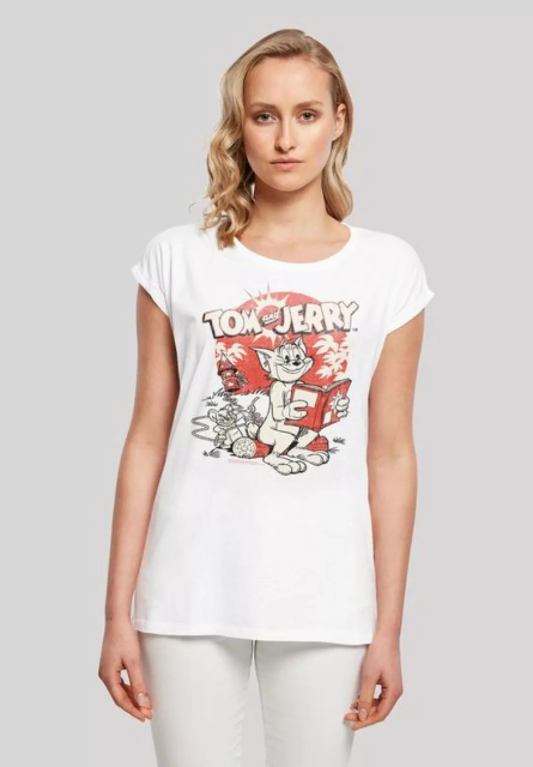 F4NT4STIC T-Shirt Tom and Jerry TV Serie Rocket Prank Print günstig online kaufen