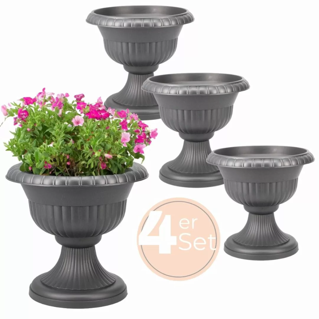 GarPet Blumentopf 4x Blumentopf mit Ständer günstig online kaufen