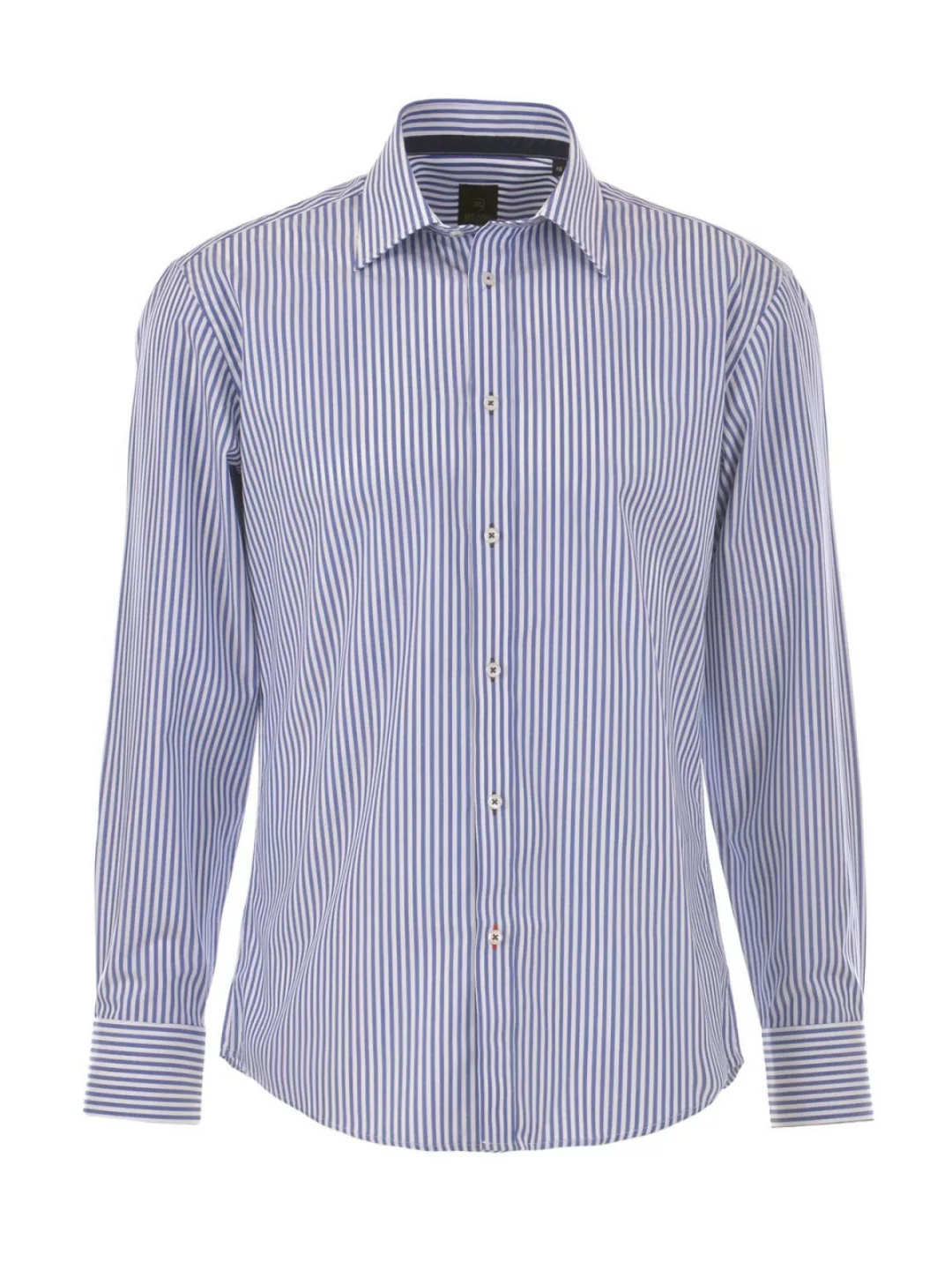 MILANO ITALY Herren Hemd, blau-weiß gestreift günstig online kaufen