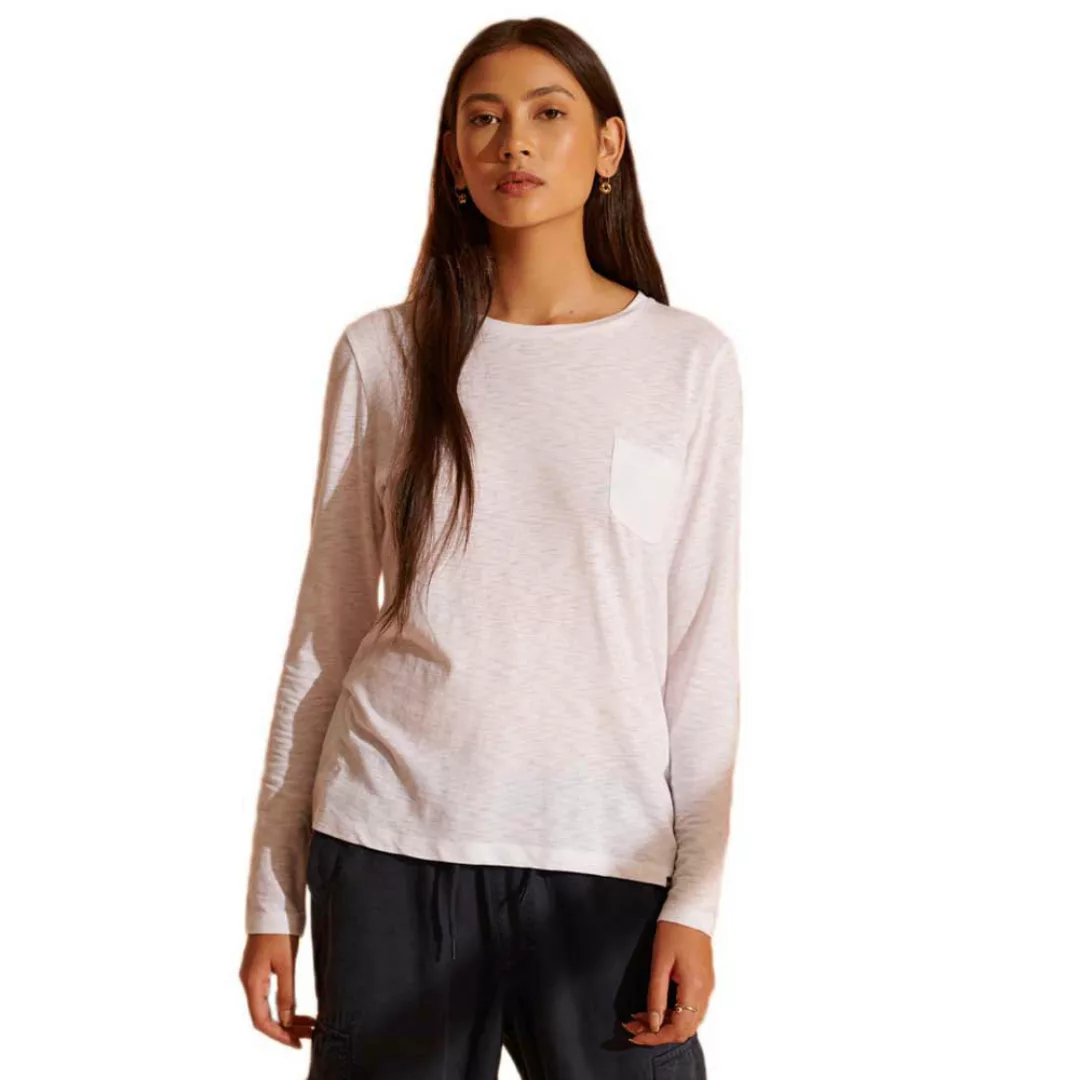 Superdry Scrip Langarm-t-shirt XS Brilliant White günstig online kaufen