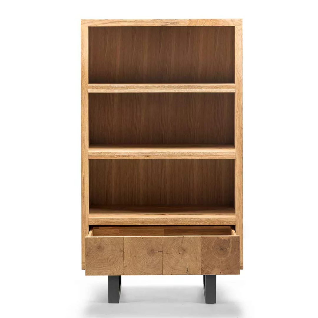 Bücherregal aus Asteiche Massivholz 90 cm breit günstig online kaufen