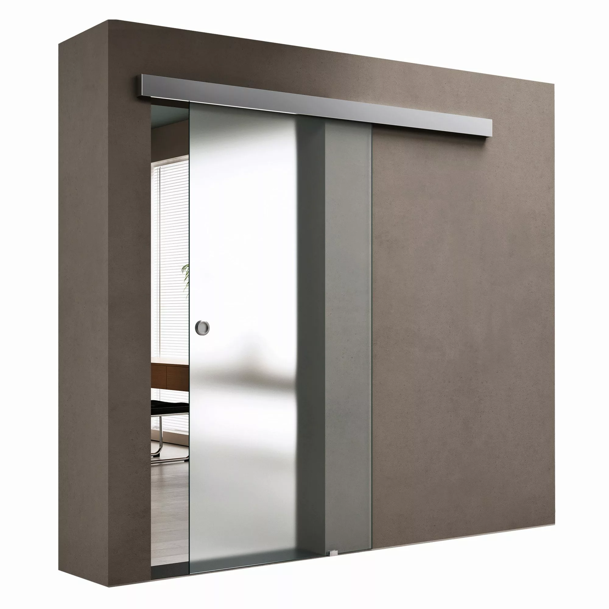 doporro Glasschiebetür Zimmertür glas Schiebetür Glastür günstig online kaufen